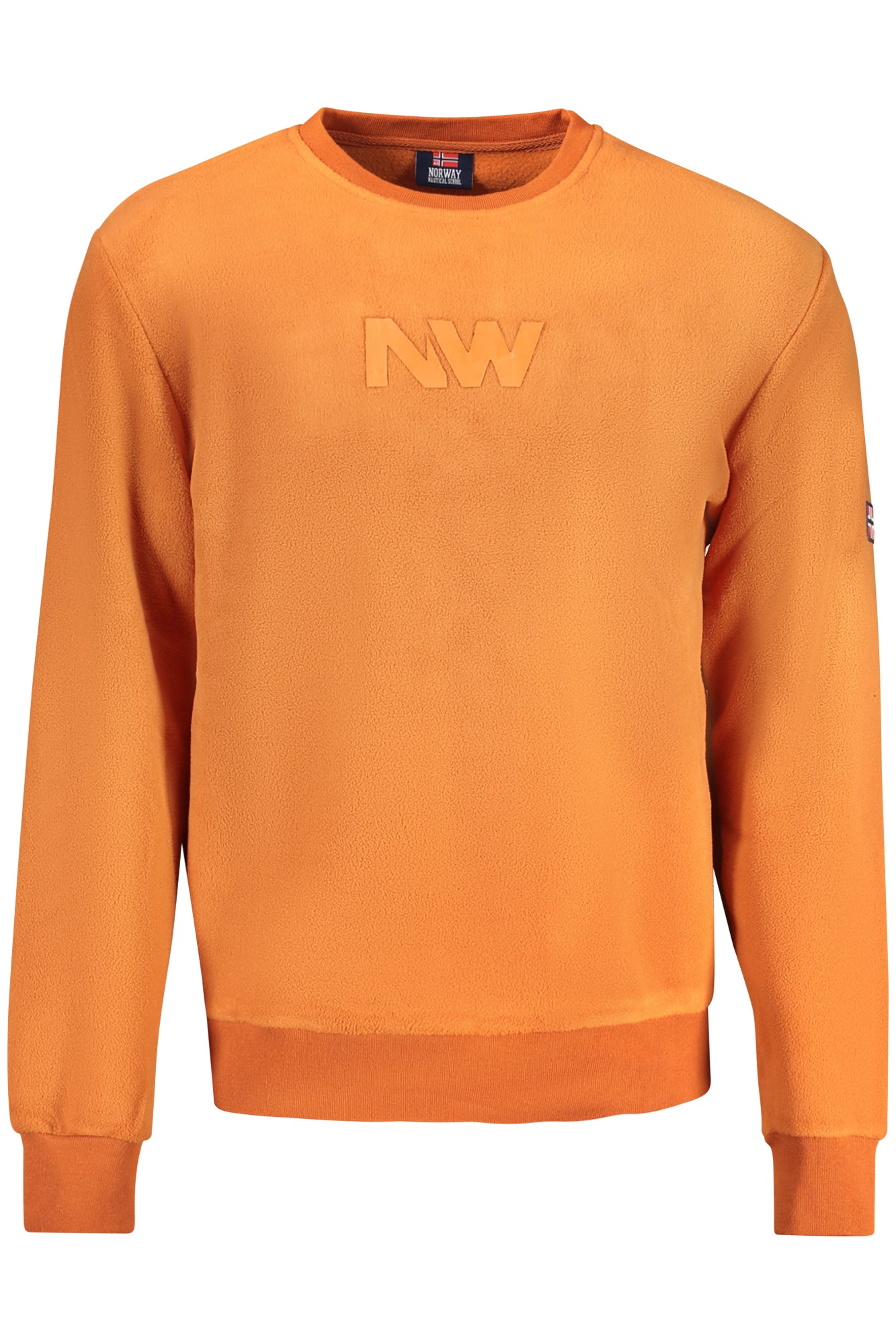 849530_MARUST – Herren-Fleece-Sweatshirt Braun: Rundhals, Langarm, Stilvoller Look – Größe: M, L, XL, 2XL – Farbe: Marrone