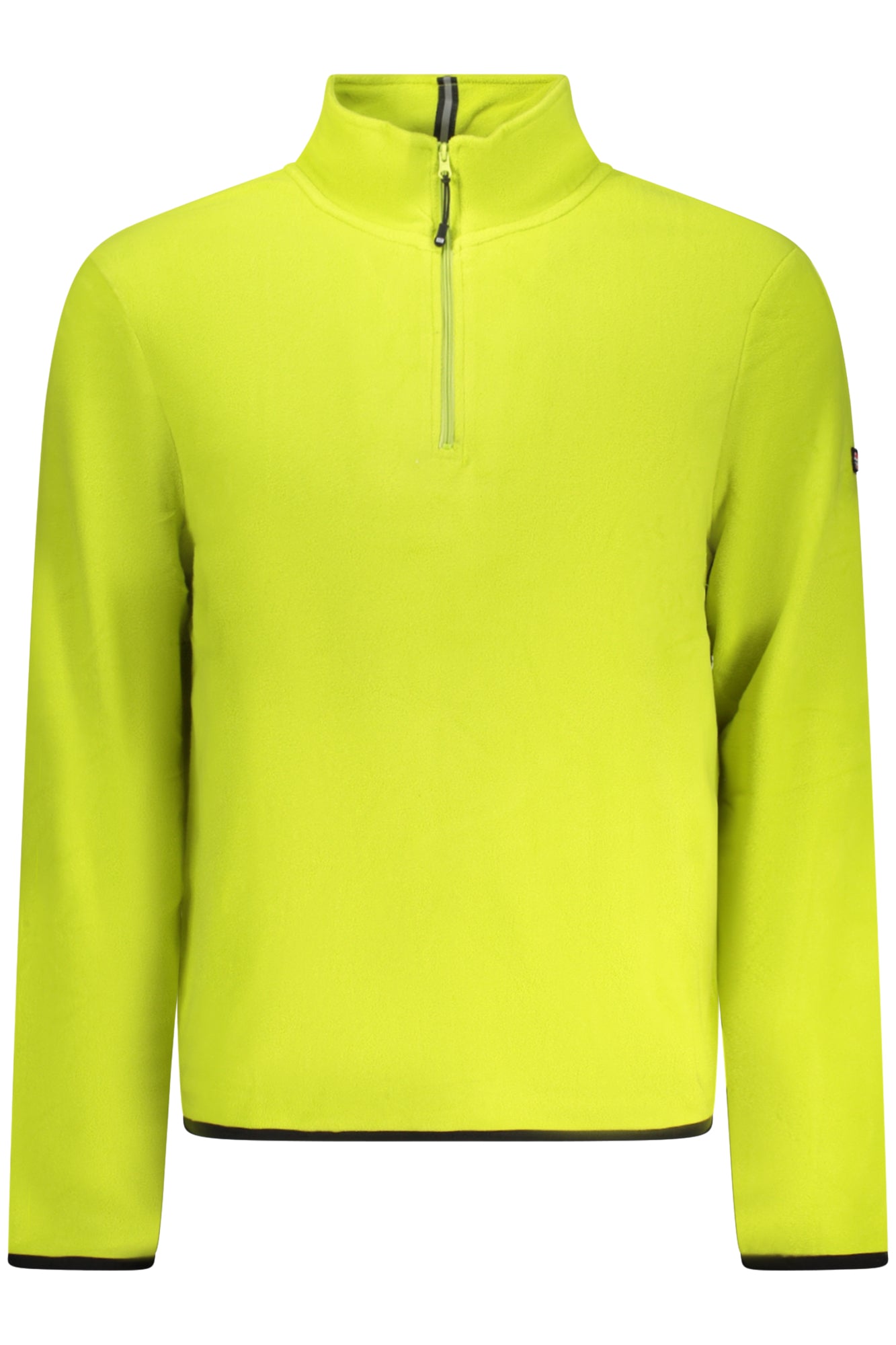859540_VEBAMBOO – Herren-Fleecepullover mit Reißverschluss & Kontrastdetails - Grün – Größe: S, M, L, XL, 2XL, 3XL – Farbe: Verde