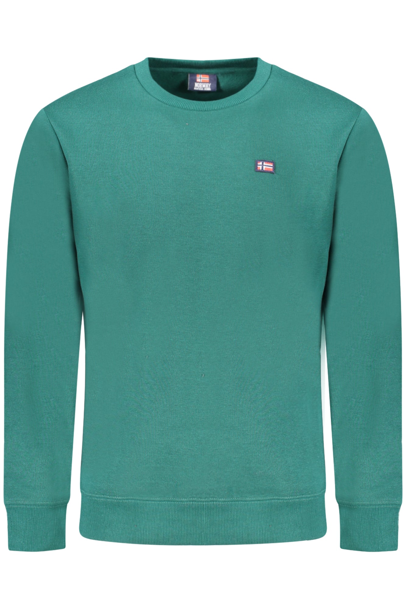 859453_VEALPINE – Grünes Herren Sweatshirt ohne Reißverschluss - Langer Arm & gefüttert – Größe: S, M, L, XL, 2XL, 3XL – Farbe: Verde