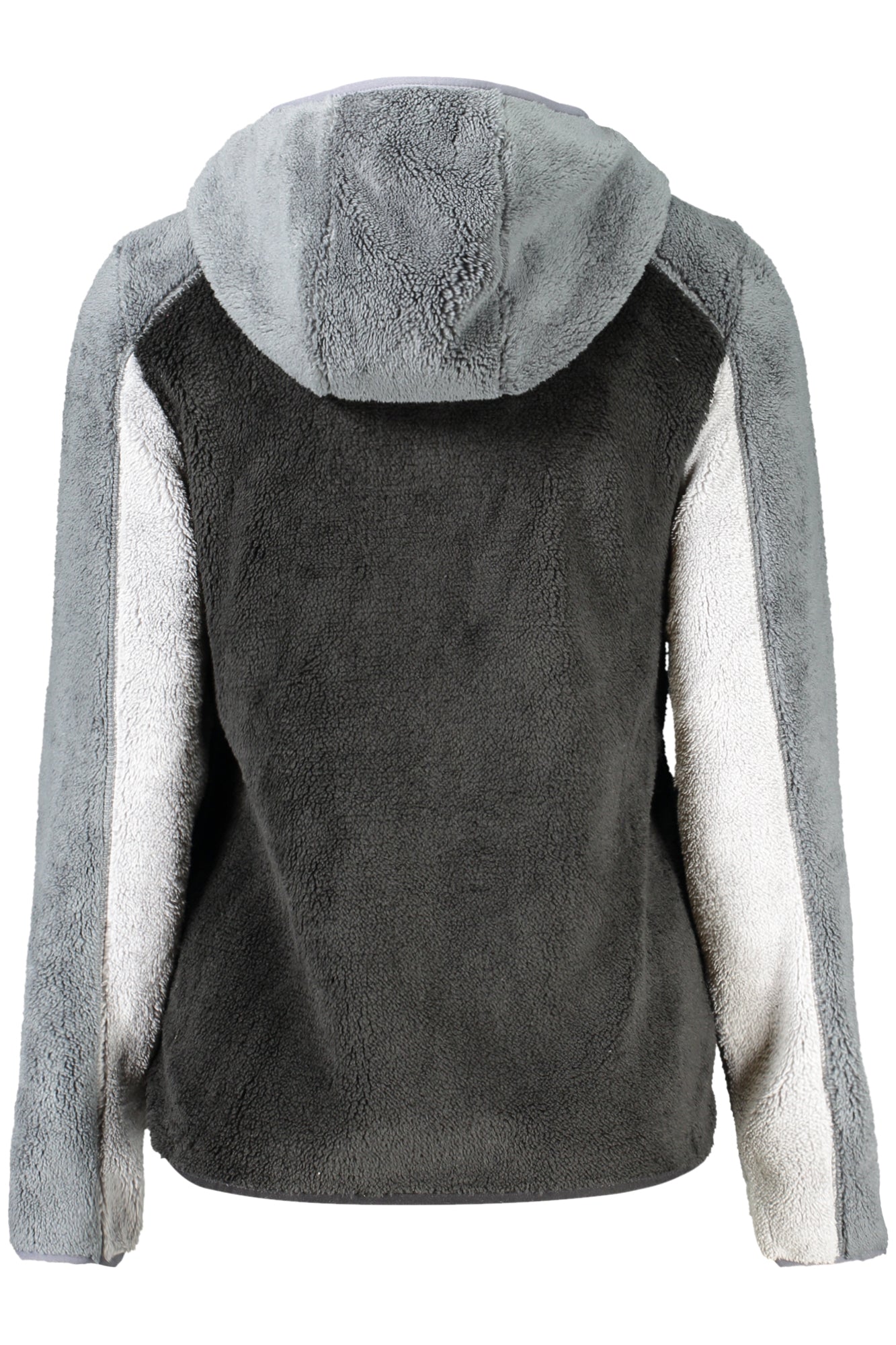 849904_NEBLACK – Damen Sportjacke mit Kapuze & Taschen, schwarz - Norwegen 1963 Look – Größe: S, M, L, XL – Farbe: Nero