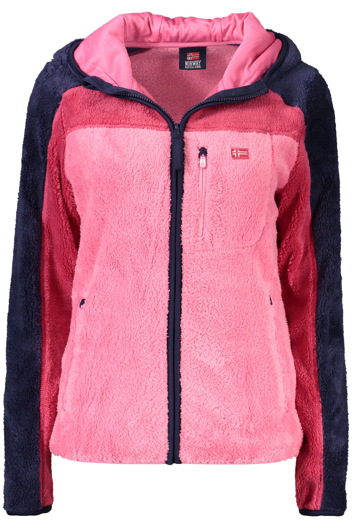XXX849904_RSNEWFUX – Damen Sportjacke mit Kapuze – Rosa, funktionell und stilvoll – Größe: S, M, L, XL – Farbe: Rosa