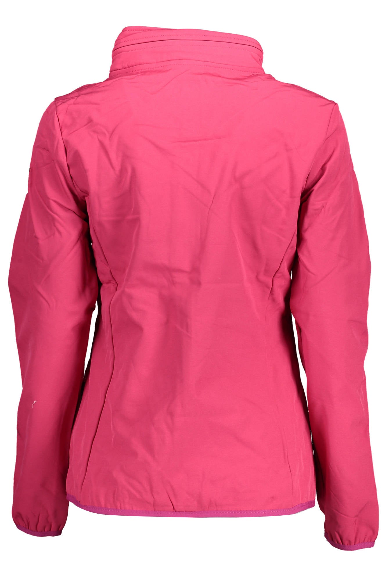 129641_ROSA_CILIEGIA-013 – Damen Sportjacke Rosa mit Kapuze und Kontrastdetails - Norwegen 1963 – Größe: L – Farbe: Rosa