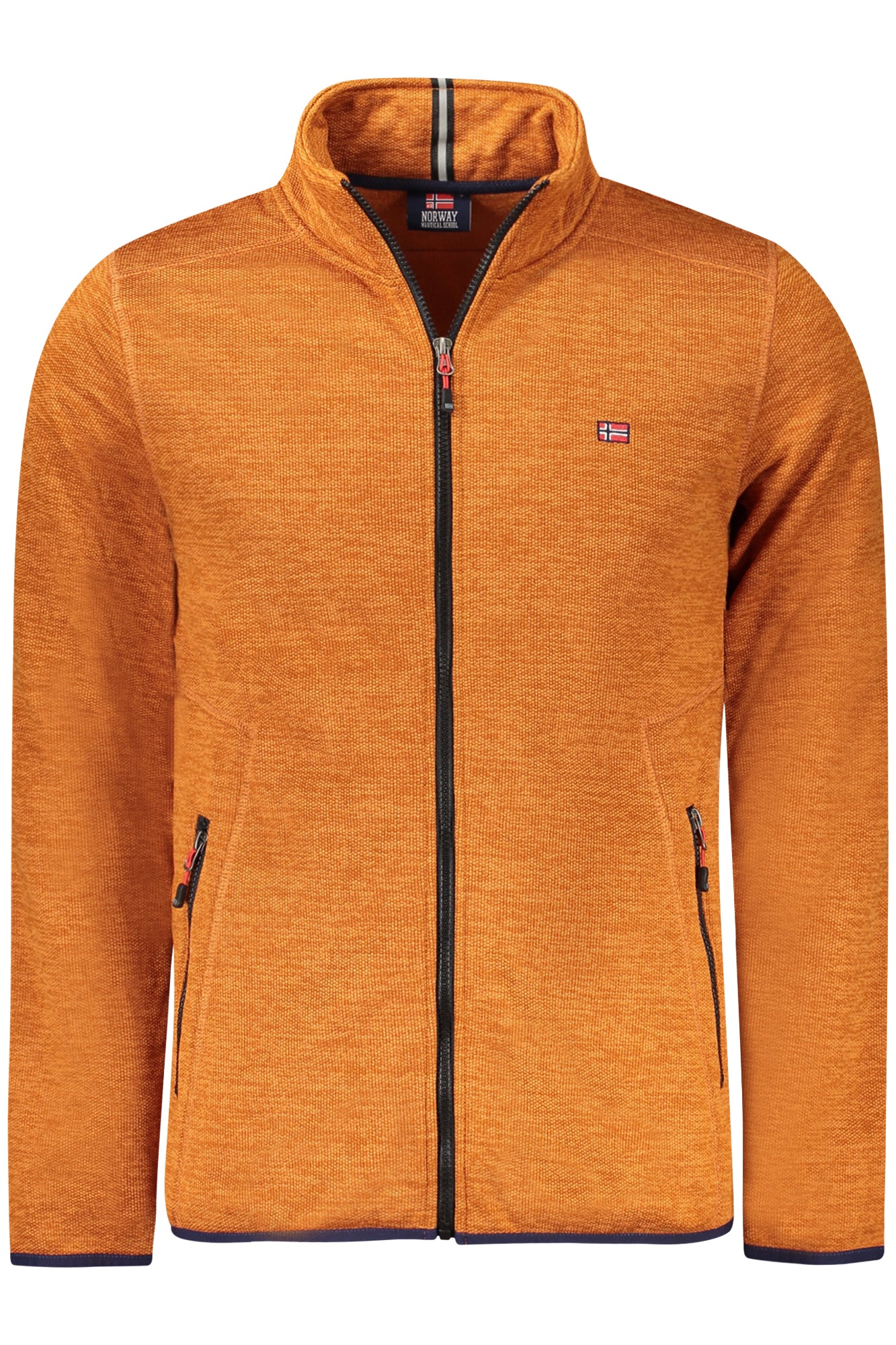 849322_ARRUST – Herren-Sportjacke Orange: Fleece-Innenfutter, Taschen & Details – Größe: M, L, XL, 2XL – Farbe: Arancione