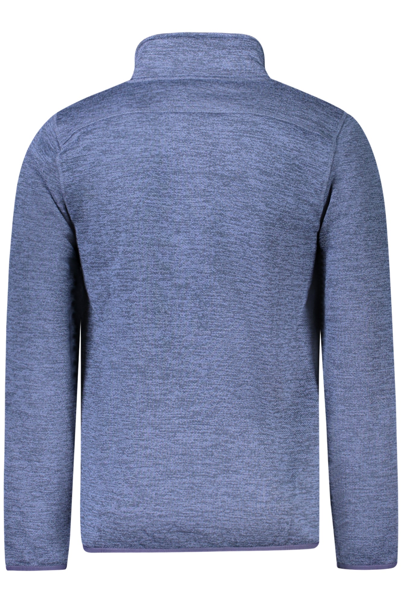 849322_BLNAVY – Herren Sportjacke: Blaue Fleecejacke mit Taschen und Stickerei – Größe: M, L, XL, 2XL – Farbe: Blu