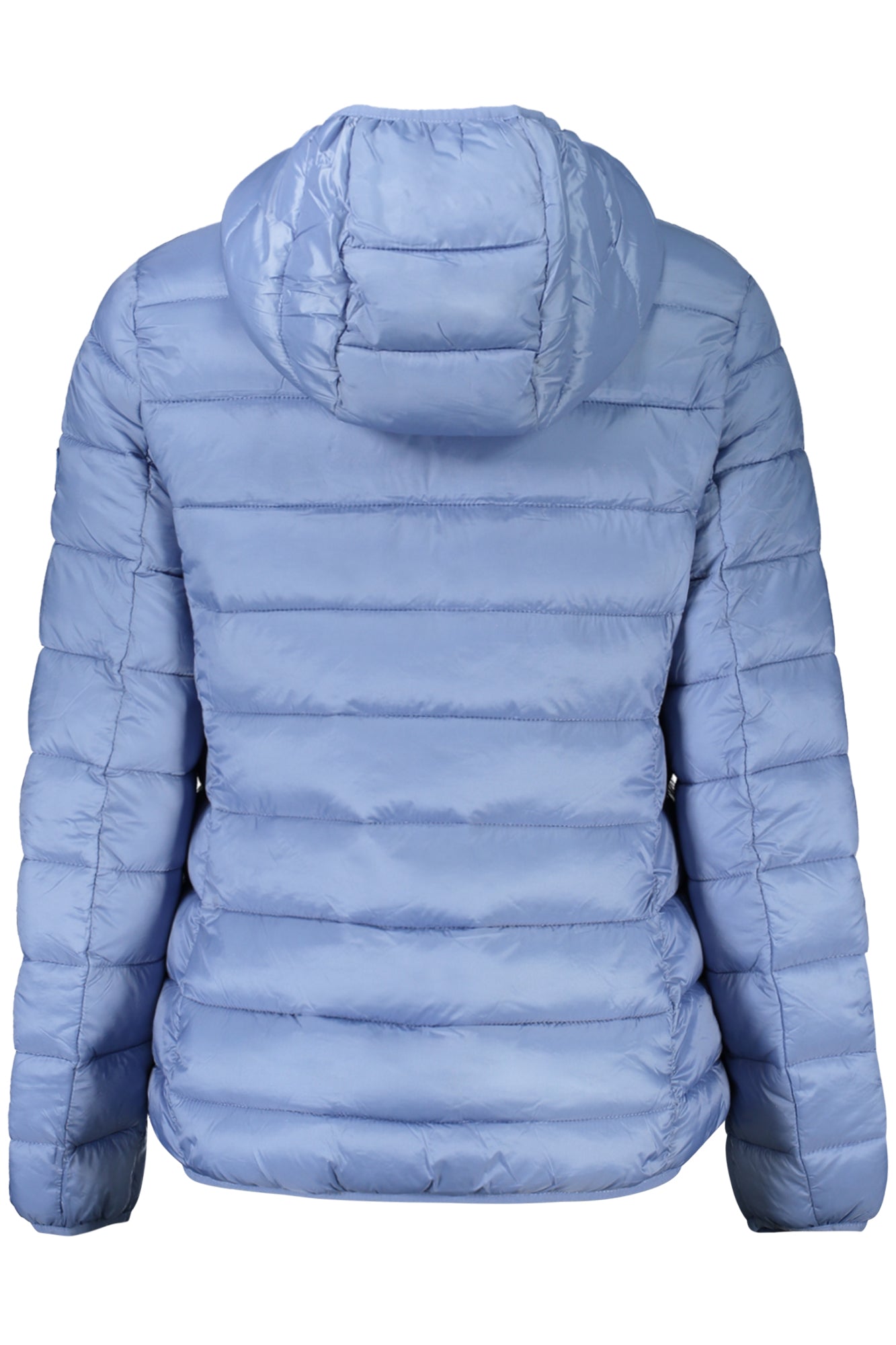 849658_AZWHALE – Blaue Damenjacke mit Kapuze - Langärmlig, Taschen & Reißverschluss – Größe: S, M, L, XL, 2XL – Farbe: Azzurro