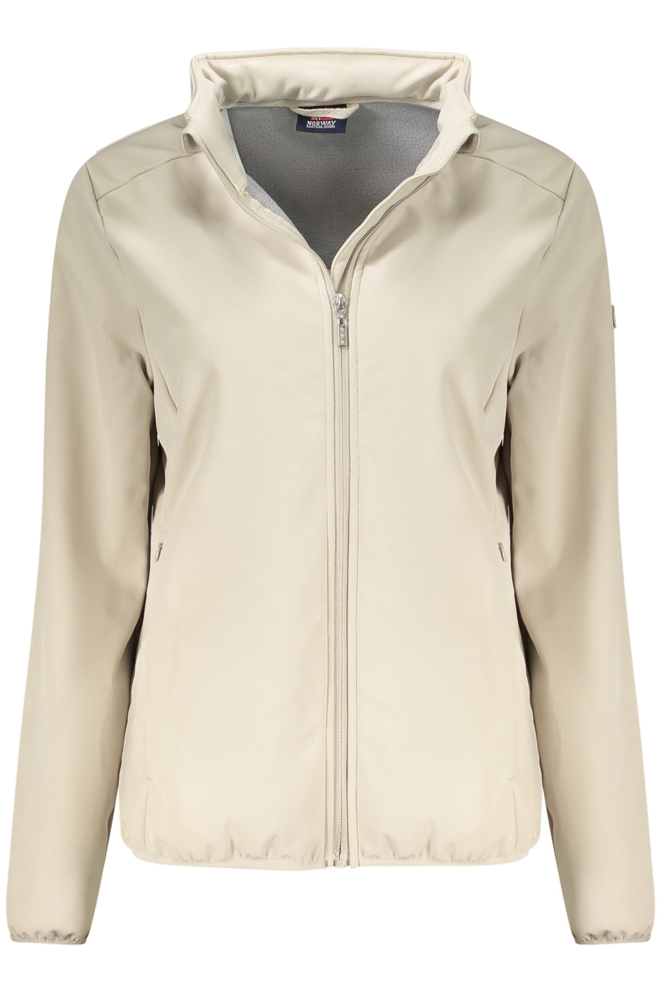 849641_BEROPE – Beige Damen Softshell-Jacke mit abnehmbarer Kapuze und Fleecefutter – Größe: S, M, L, XL, 2XL – Farbe: Beige