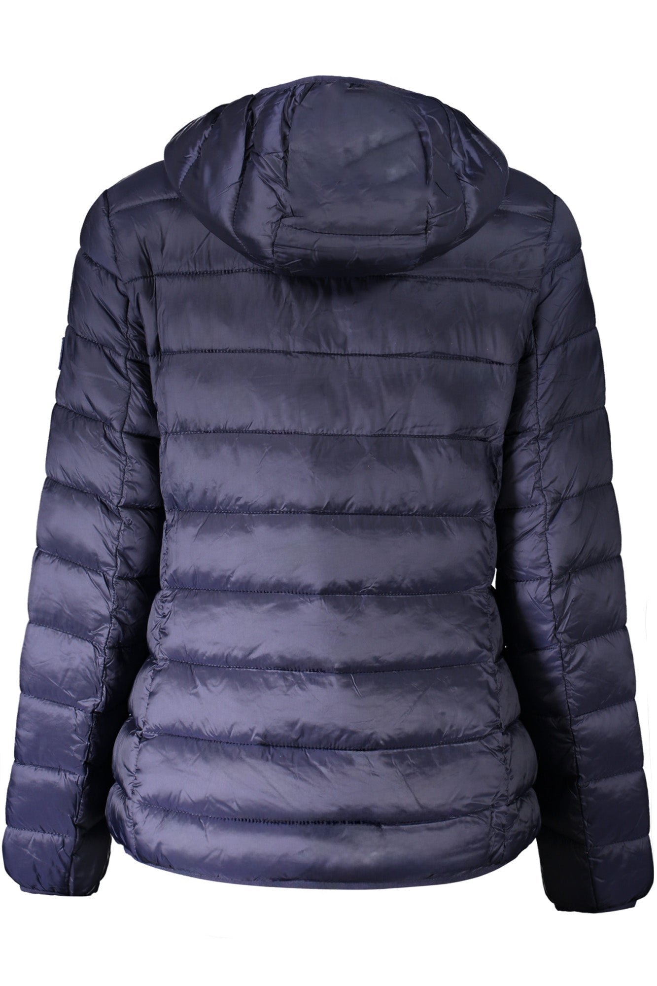 849658_BLNAVY – Damenjacke Blau: Lange Ärmel, Kapuze, Taschen, Applikation – Größe: L, M, XL, 2XL, S – Farbe: Blu