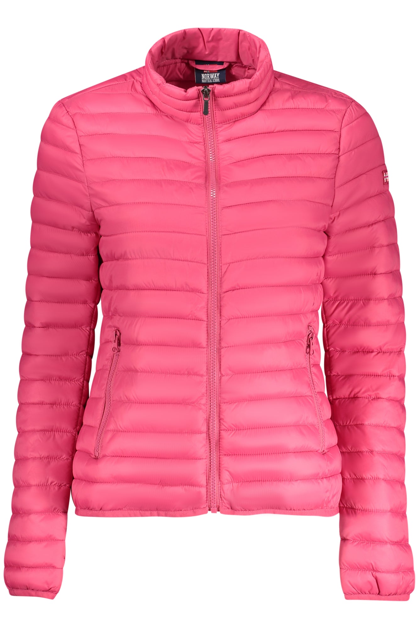 832649_RSCILIEG – Rosa Damenjacke aus Norwegen mit Reißverschluss und Applikationen – Größe: S, M, L, XL, 2XL – Farbe: Rosa
