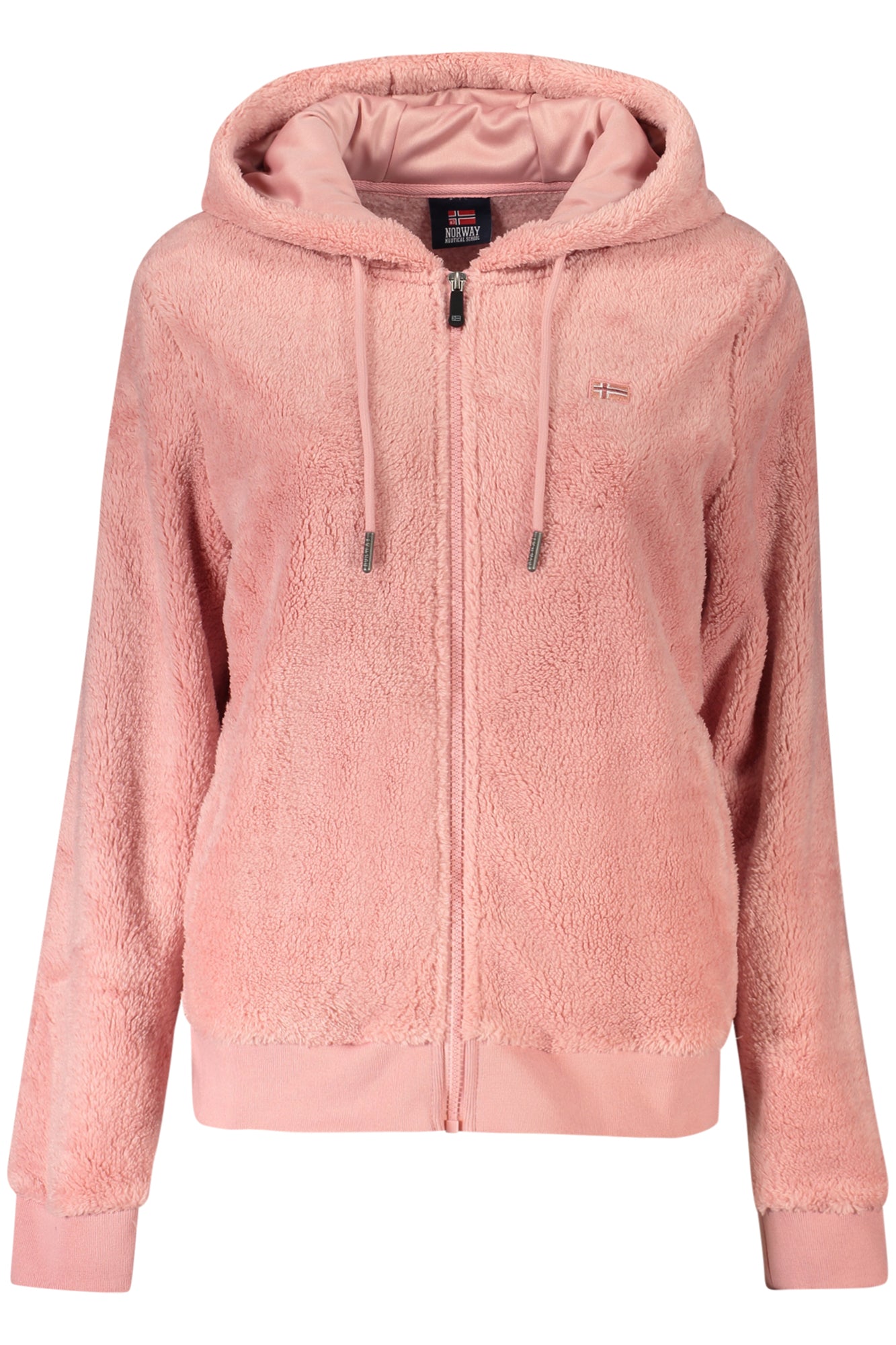 859907_RSROSAAN – Stylische Damenjacke in Rosa mit Kapuze und Stickerei – Größe: S, M, L, XL, 2XL – Farbe: Rosa