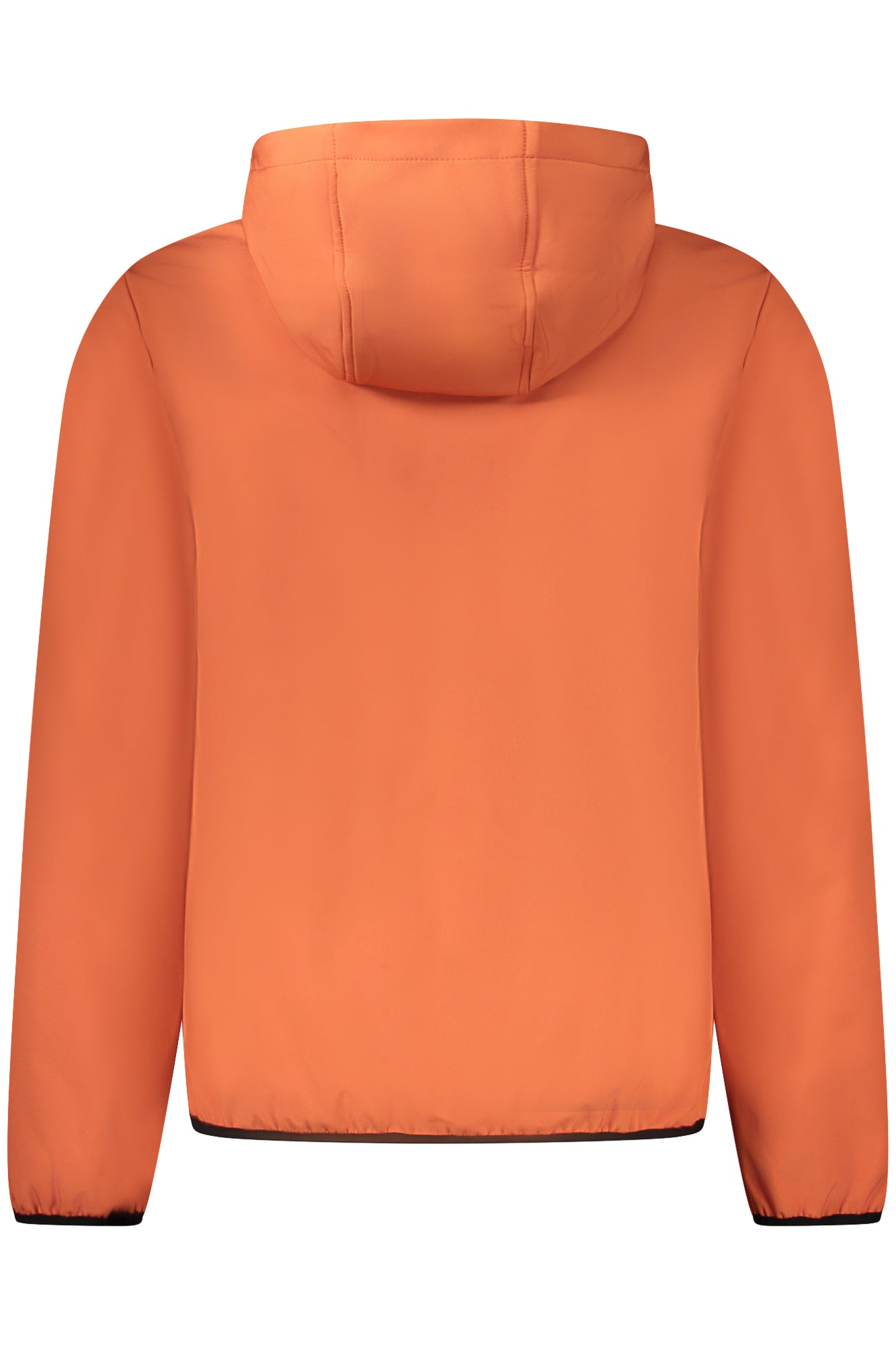 119141_ARRUSTY – Orange Herren-Softshelljacke mit Kapuze und blauen Kontrastdetails – Größe: S, M, L, XL, 2XL, 3XL – Farbe: Arancione
