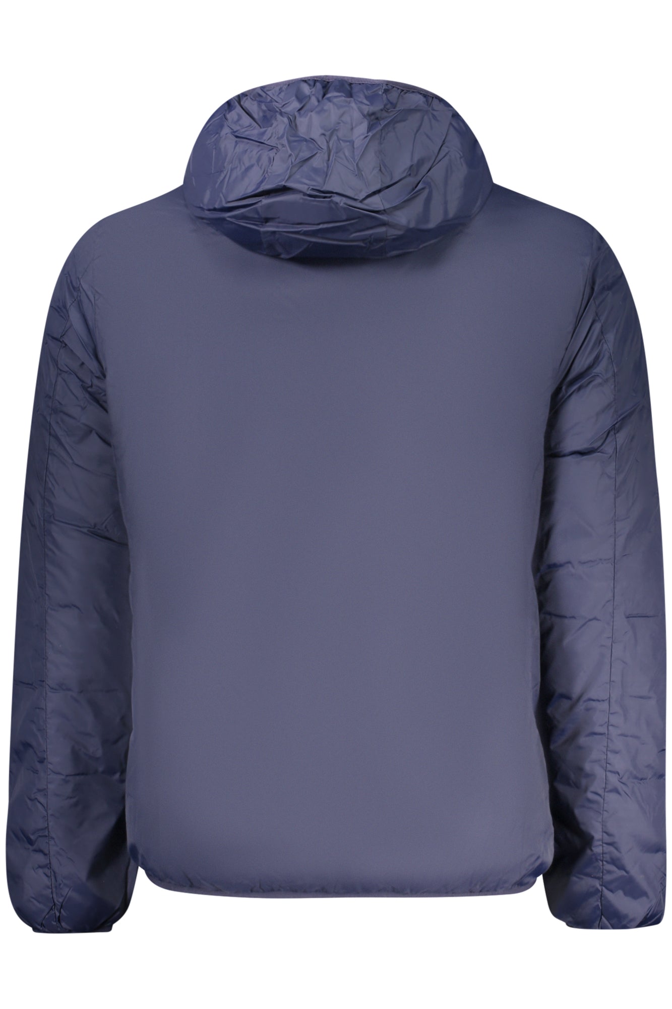 859155_BLNAVY – Wendbare blaue Herrenjacke mit Kapuze und Applikation – Größe: S, M, L, XL, 2XL, 3XL – Farbe: Blu