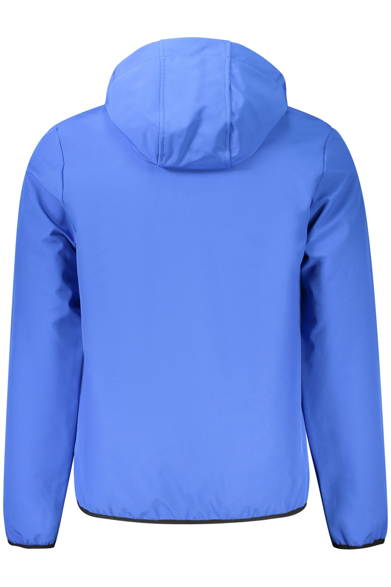 119141_BLBLUETT – Blaue Herren-Softshell-Jacke mit Kapuze und Kontrastdetails – Größe: S, M, L, XL, 2XL, 3XL – Farbe: Blu