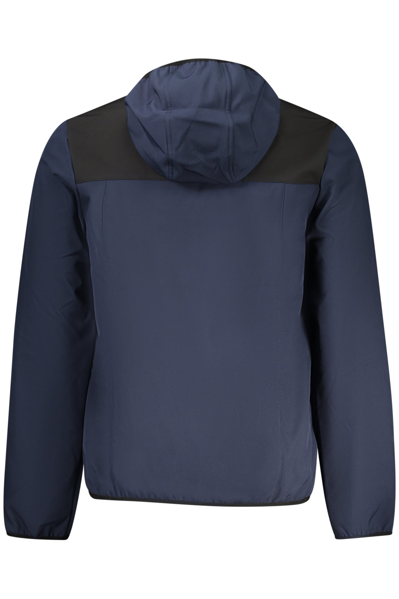 859135_BLNAVY – Herrenblaue Softshelljacke mit Kapuze und Kontrastdetails – Größe: S, M, L, XL, 2XL, 3XL – Farbe: Blu