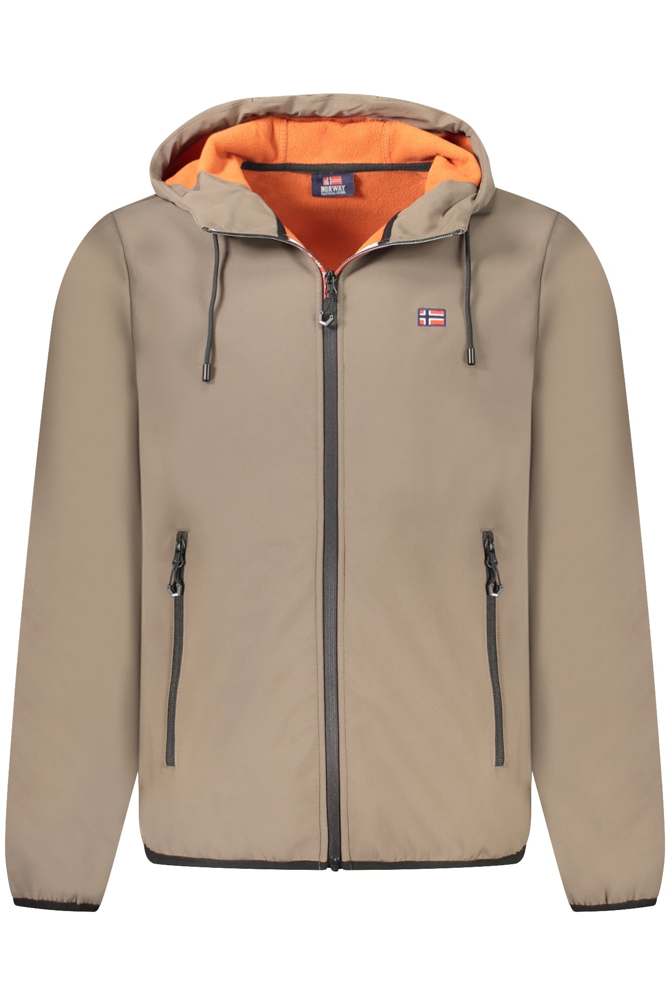 119141_MAFULCON – Herren Softshell-Jacke | Braun | Kontrastdetails | Wasserbeständig – Größe: S, M, L, XL, 2XL, 3XL – Farbe: Marrone