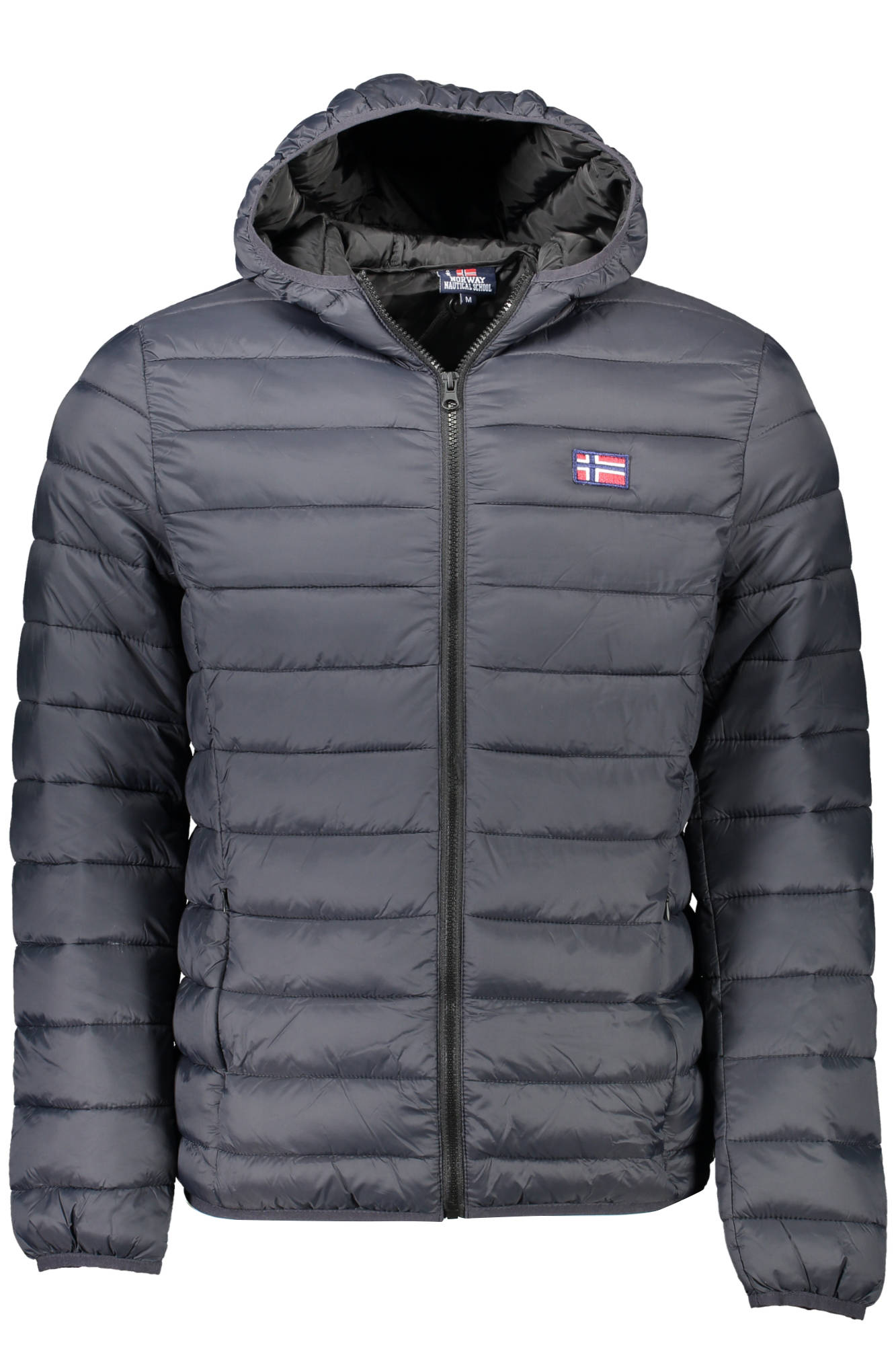 119150_NERO_NERO – Herrenjacke Schwarz mit Kapuze und Taschen - Stilvoll & Praktisch – Größe: 2XL – Farbe: Nero