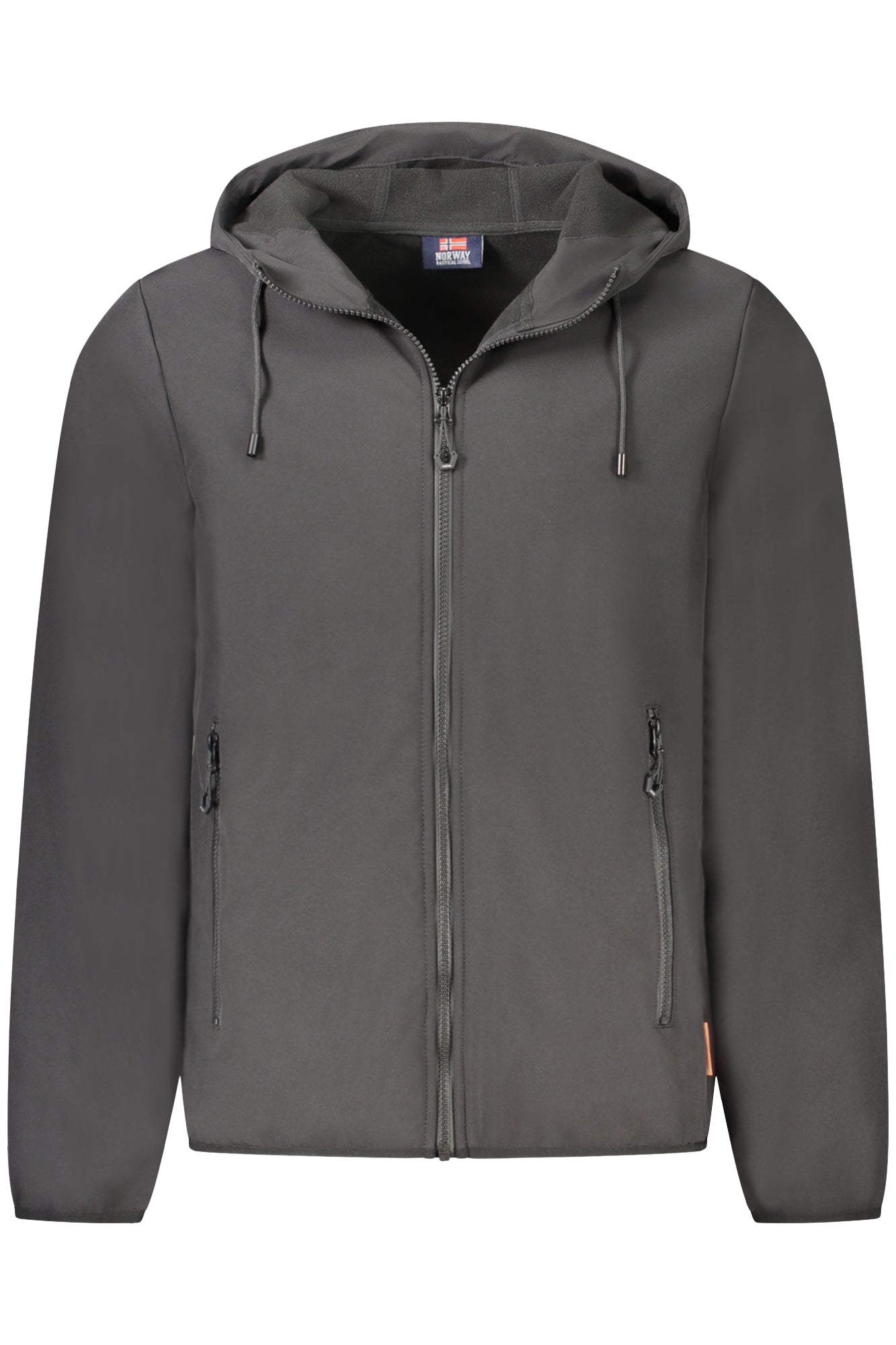 119141_NEBLACK10 – Herren Softshell-Jacke Schwarz mit Kapuze und Taschen - Norwegen 1963 – Größe: S, M, L, XL, 2XL, 3XL – Farbe: Nero