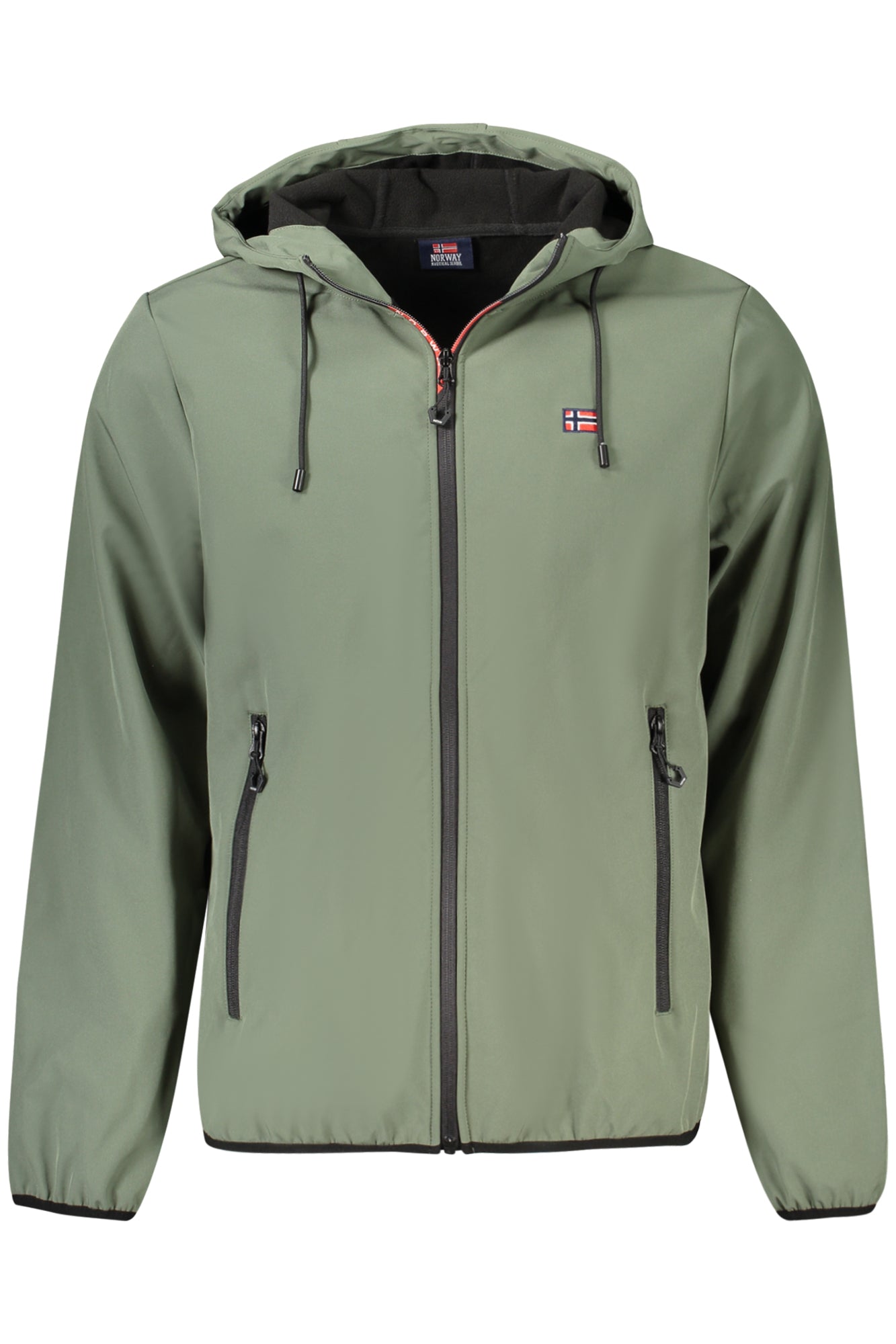 119141_VEARMY10 – Stylische Herren Softshell-Jacke: Grün, Kapuze, Fleece-Details – Größe: S, M, L, XL, 2XL, 3XL – Farbe: Verde