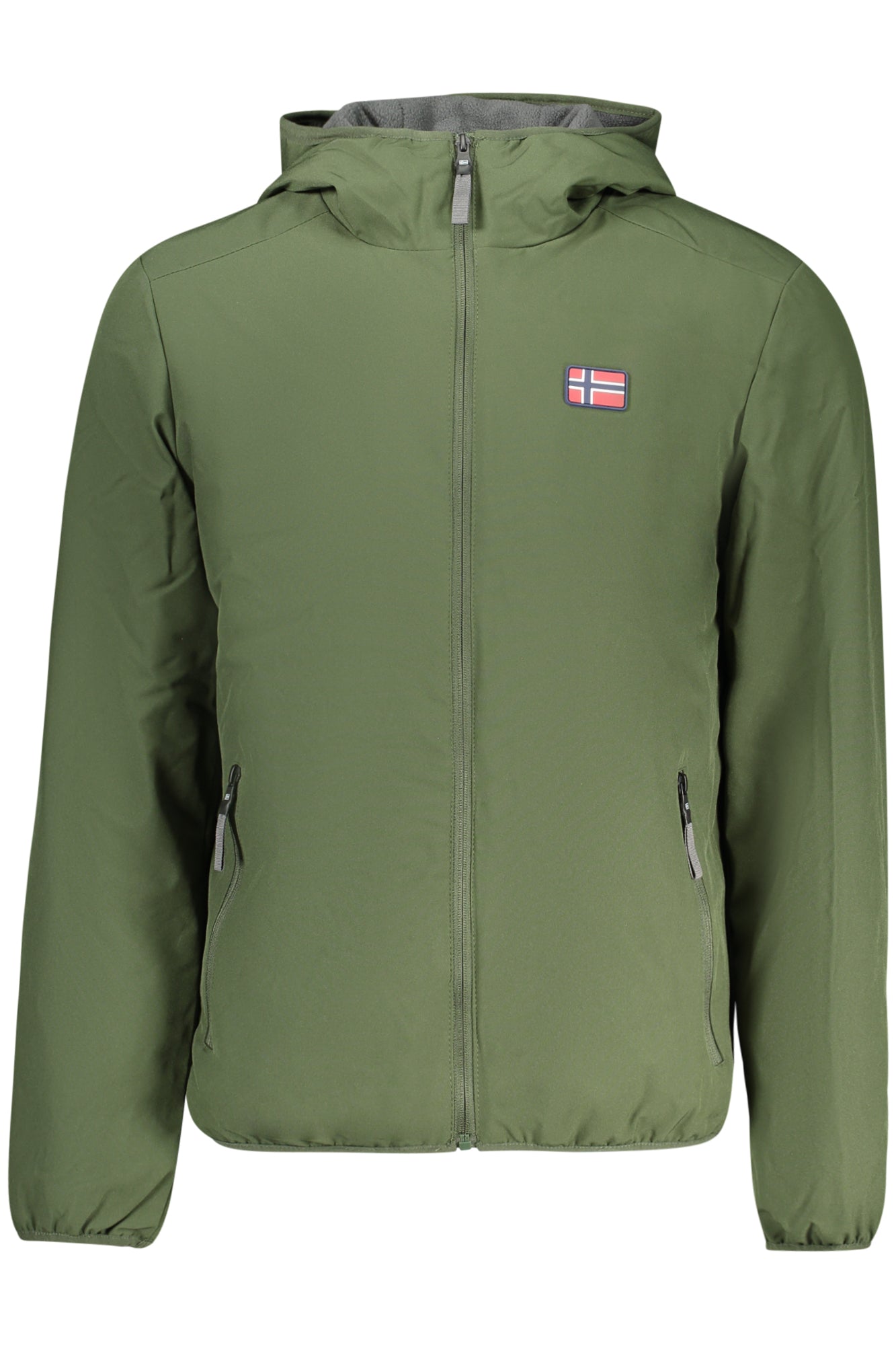 859145_VEVEARMY – Herren Grüne Jacke mit Kapuze und Taschen – Zeitloses Design – Größe: S, M, L, XL, 2XL, 3XL – Farbe: Verde