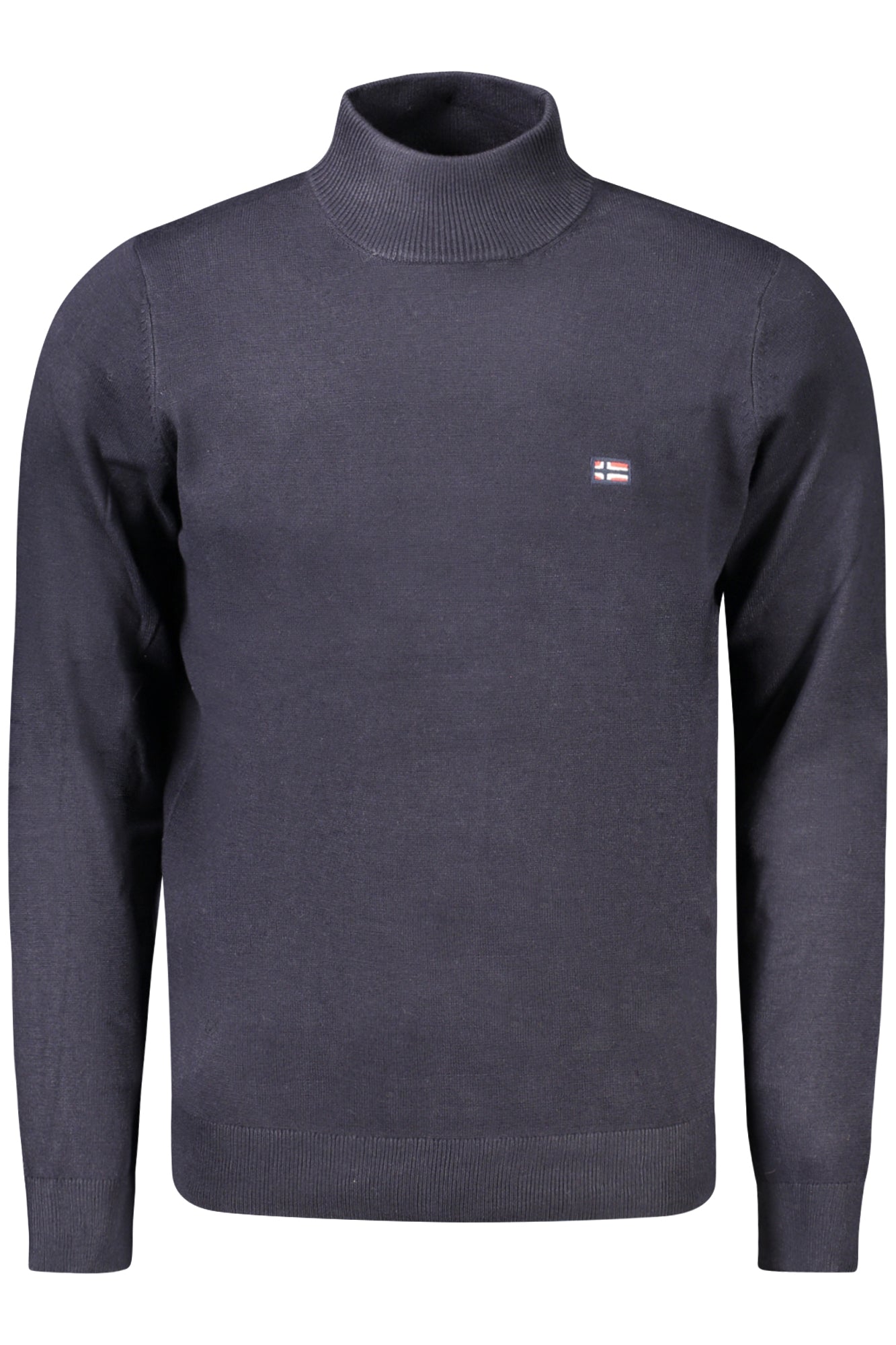 843103_BLNAVY – Herrenhemd Blau: Norwegen 1963 - Stilvolles Langarmshirt mit Stickerei – Größe: M, L, XL, 2XL, 3XL – Farbe: Blu