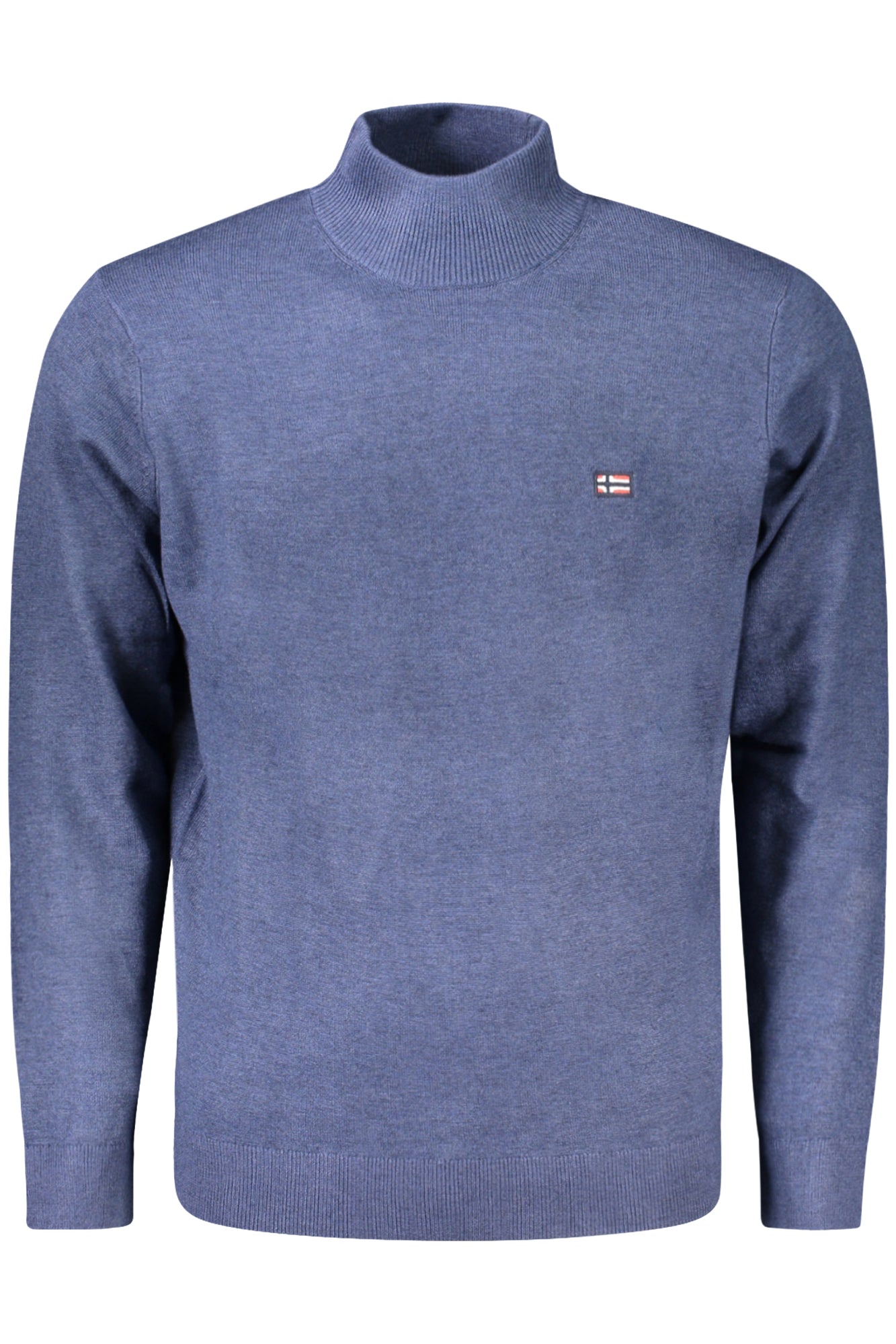843103_BLDENIM – Elegantes Norwegen 1963 Herrenhemd: Blau, Stickerei, hoher Kragen – Größe: M, L, XL, 2XL, 3XL – Farbe: Blu