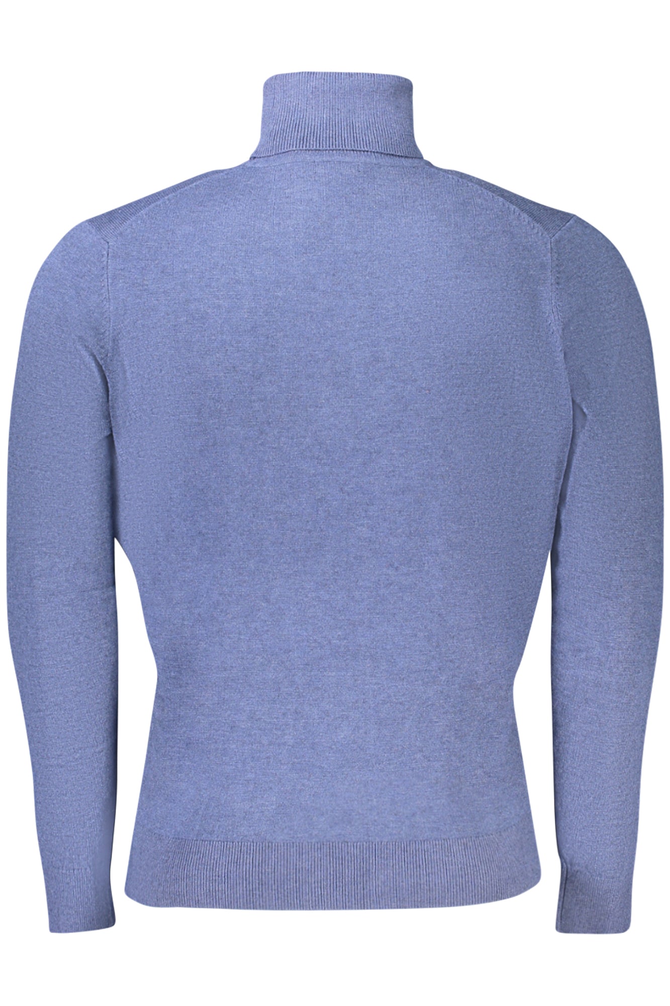 843102_BLDENIM – Blaues Herrenhemd mit Rollkragen und Stickerei - Stil Norwegen 1963 – Größe: M, L, XL, 2XL, 3XL – Farbe: Blu