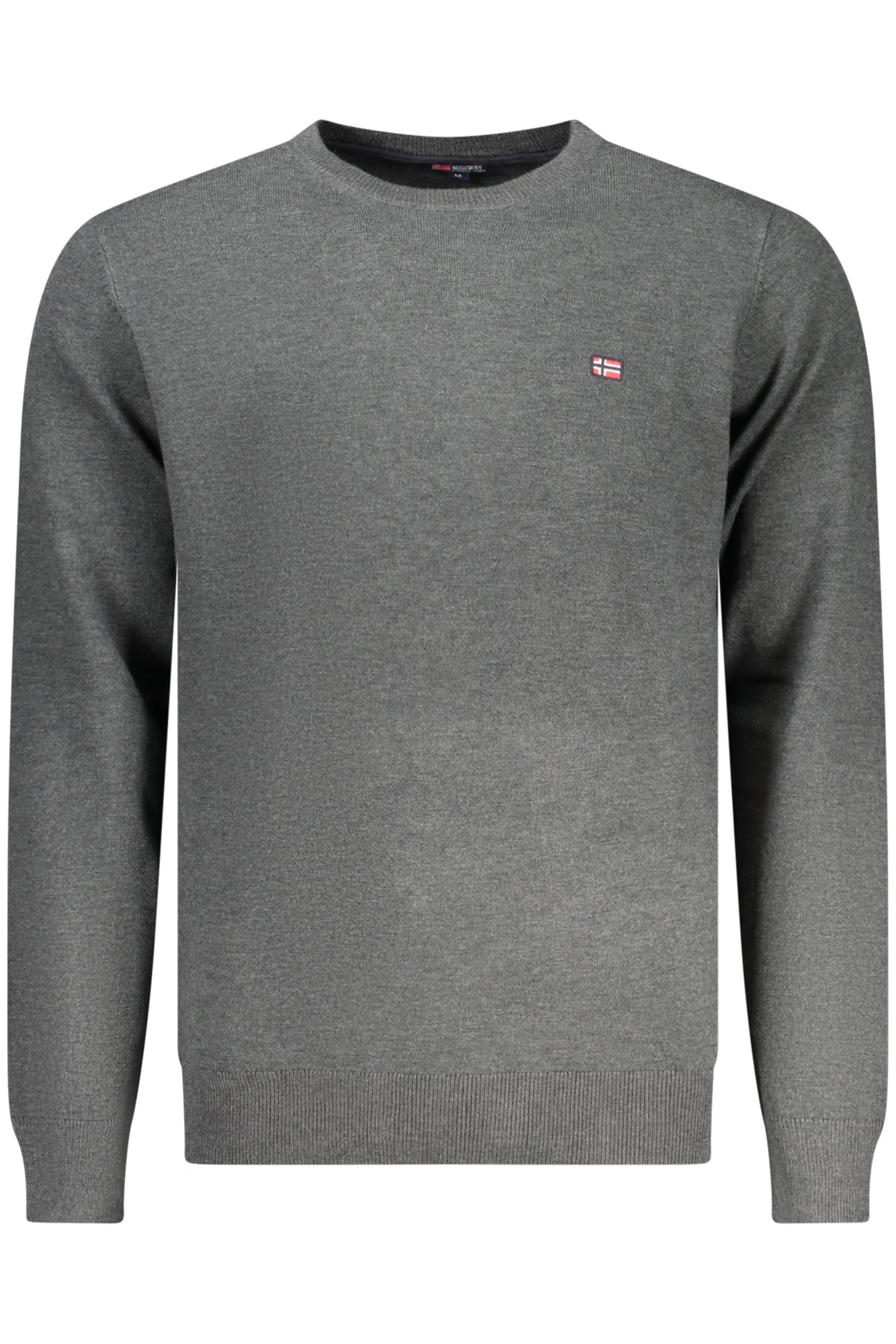 833101_GRANTRAC – Herren Langarmshirt in Grau - Stilvoll mit Stickerei & Logo – Größe: S, M, L, XL, 2XL, 3XL – Farbe: Grigio