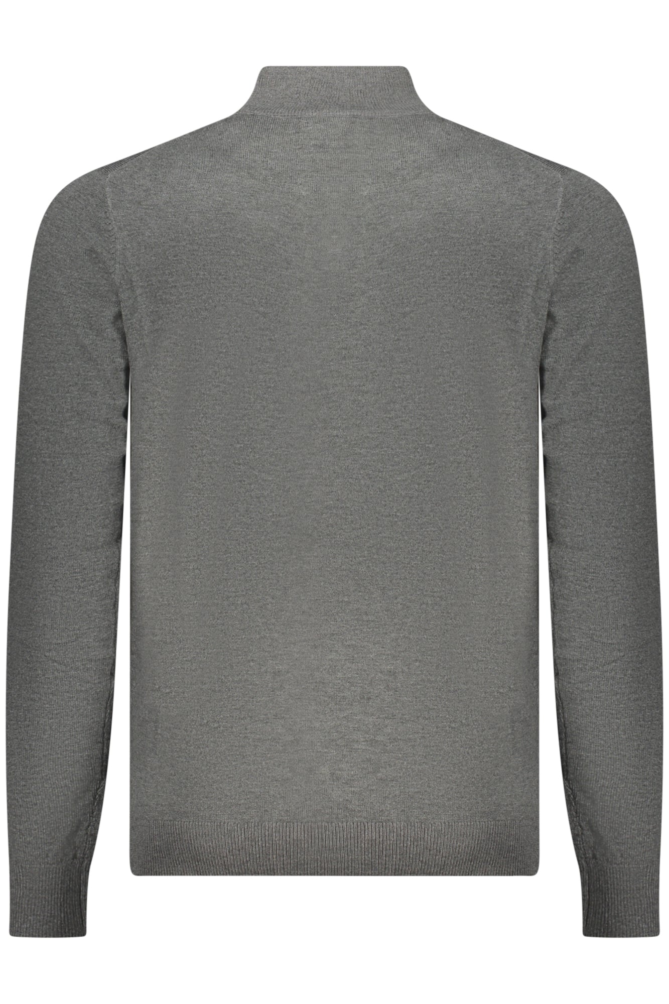 XXX843103_GRGREYME – Exklusiver Grauer Herrenpullover mit Rollkragen und Stickerei – Größe: S, M, L, XL, 2XL, 3XL – Farbe: Grigio