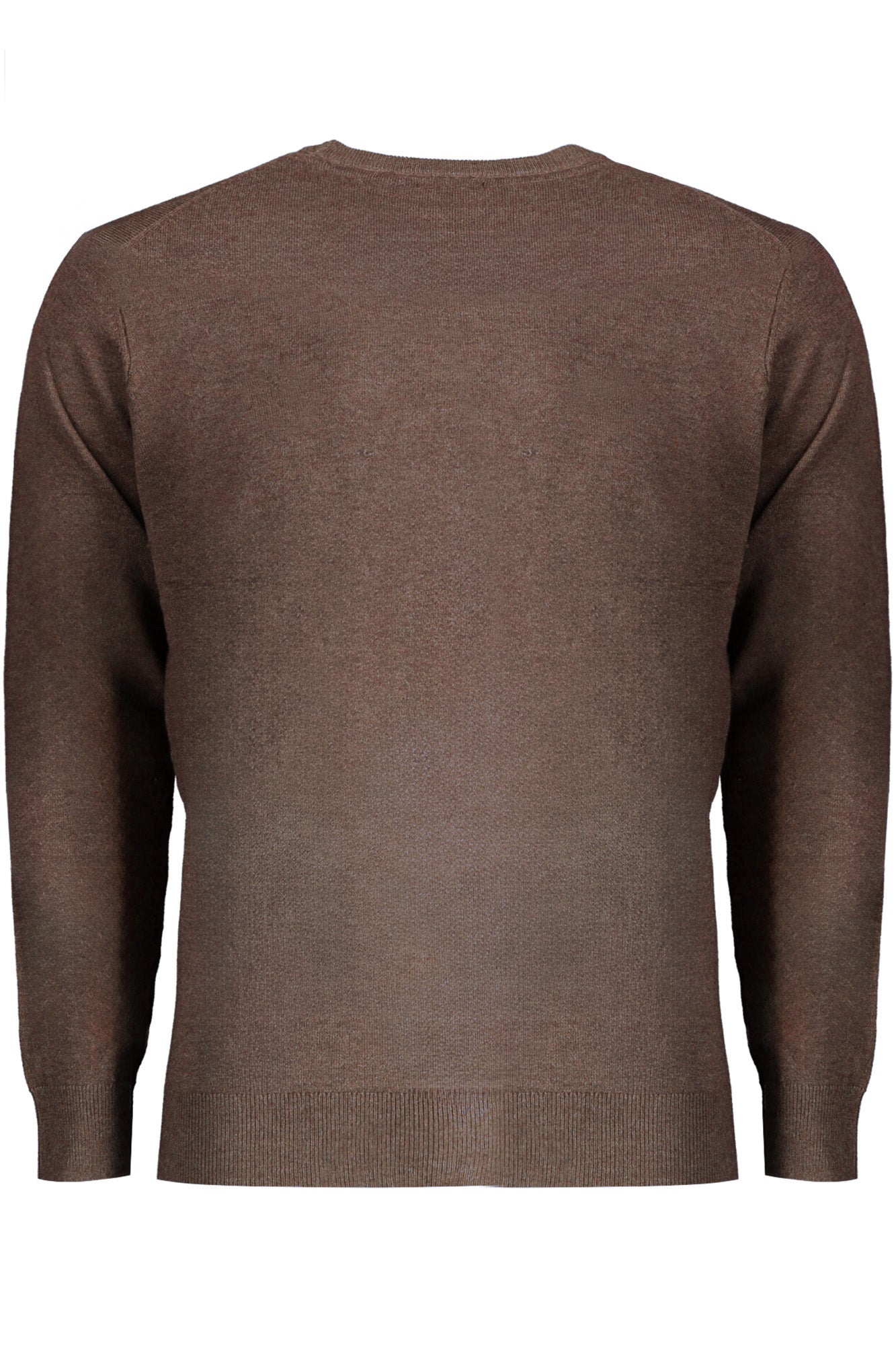 833101_MAFALCON – Herrenpullover Braun von 1963: Langarmshirt mit Stickerei-Details – Größe: L, XL, 2XL, 3XL, M – Farbe: Marrone
