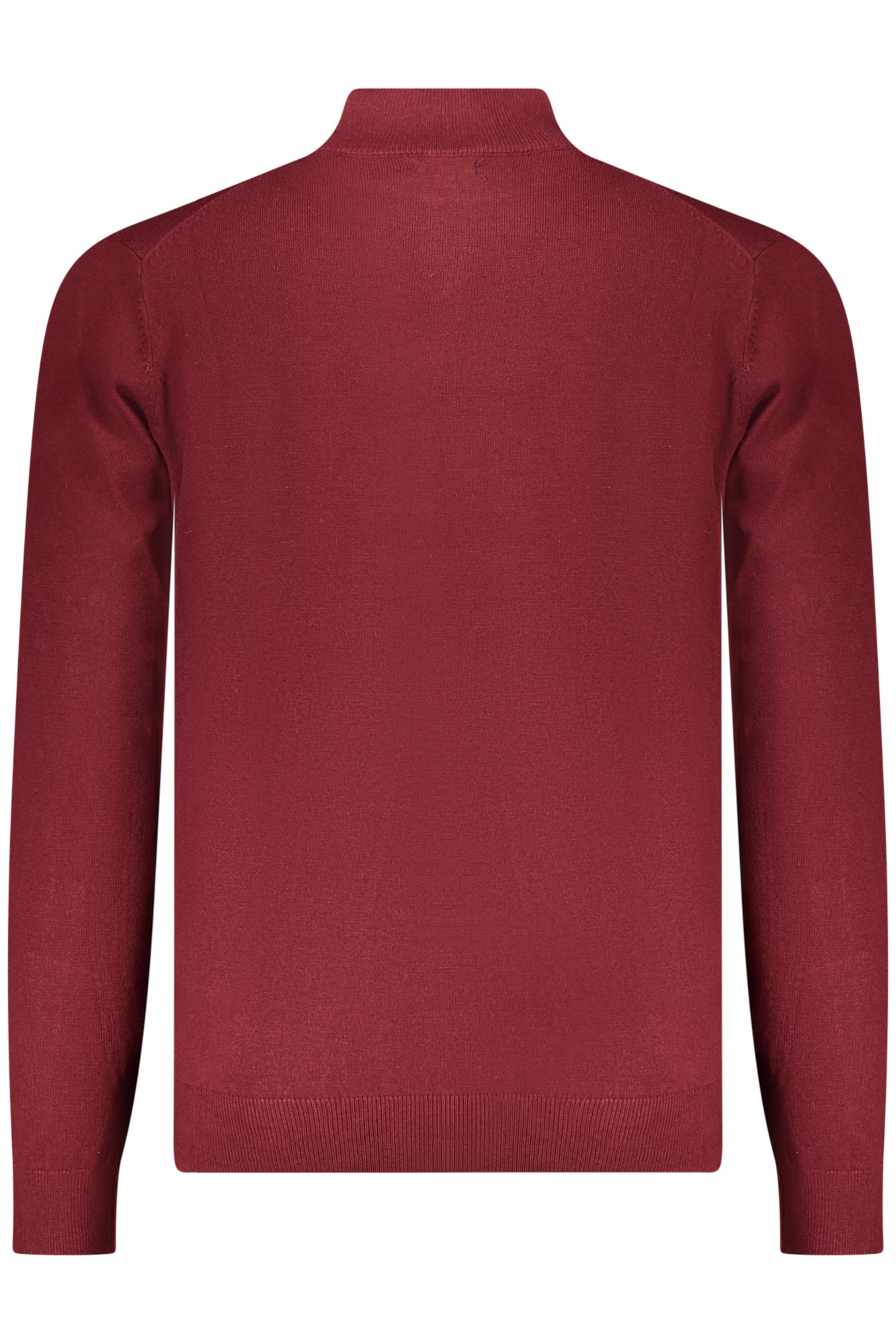 843103_ROMERLOT – Stylisches rotes Langarmshirt mit Rollkragen und Stickerei für Herren – Größe: S, M, L, XL, 2XL, 3XL – Farbe: Rosso