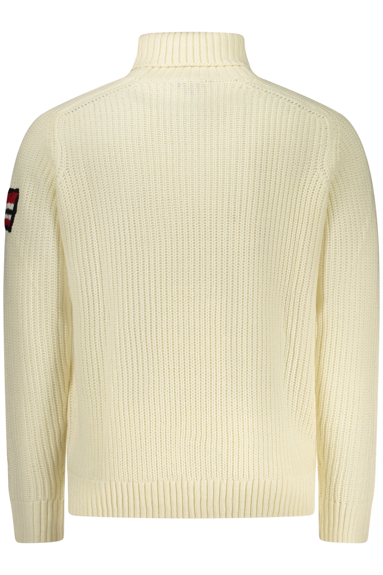 853112_BIECRU – Eleganter Herren-Rollkragenpullover mit Stickerei - Weiß – Größe: S, M, L, XL, 2XL, 3XL – Farbe: Bianco