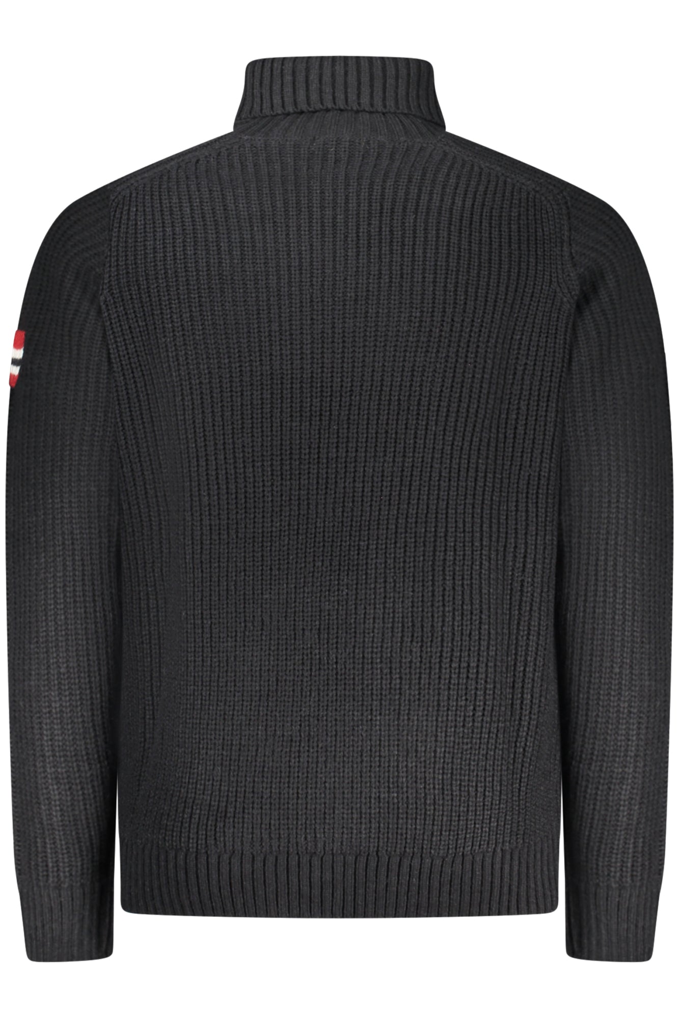 853112_BLNAVY – Herren Rollkragenpullover Blau mit Stickerei und Logo-Detail – Größe: S, M, L, XL, 2XL, 3XL – Farbe: Blu