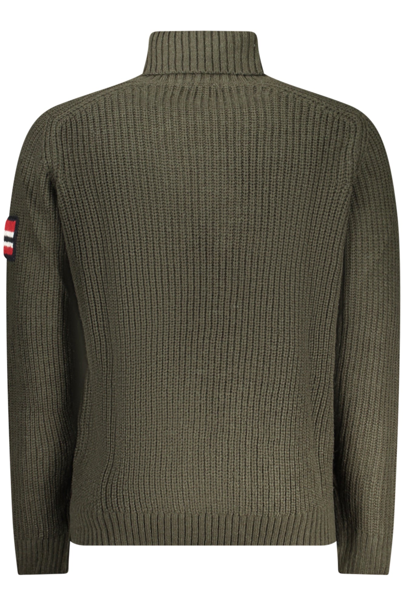 853112_VEARMY – Grüner Herren-Rollkragenpullover mit Stickerei und langen Ärmeln – Größe: S, M, L, XL, 2XL, 3XL – Farbe: Verde