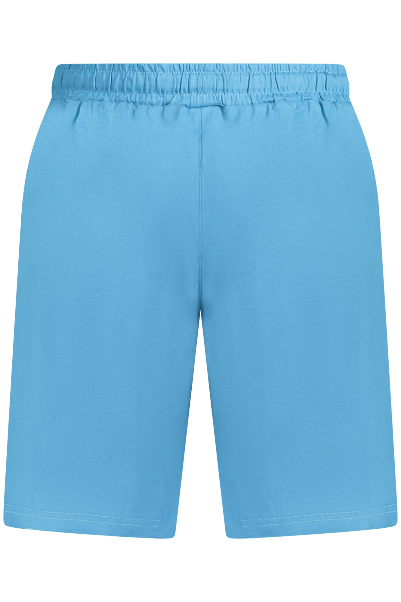 838501_AZMAUI – Modische Blaue Männer-Bermudahose mit Elastischem Bund und Kordelzug – Größe: M, L, XL, 2XL – Farbe: Azzurro