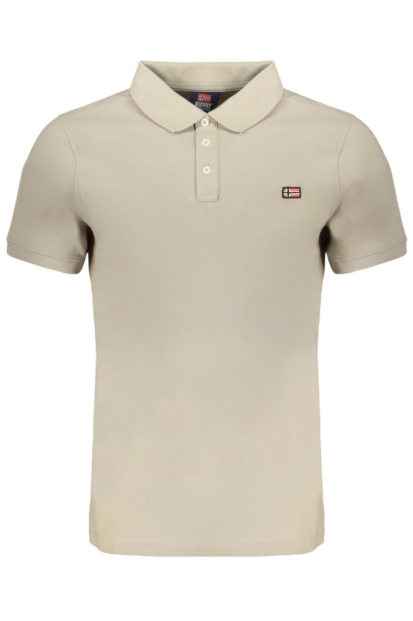 838861_BESAND – Elegantes Herren Poloshirt Beige mit Applikation und 3 Knöpfen – Größe: M, L, XL, 2XL – Farbe: Beige