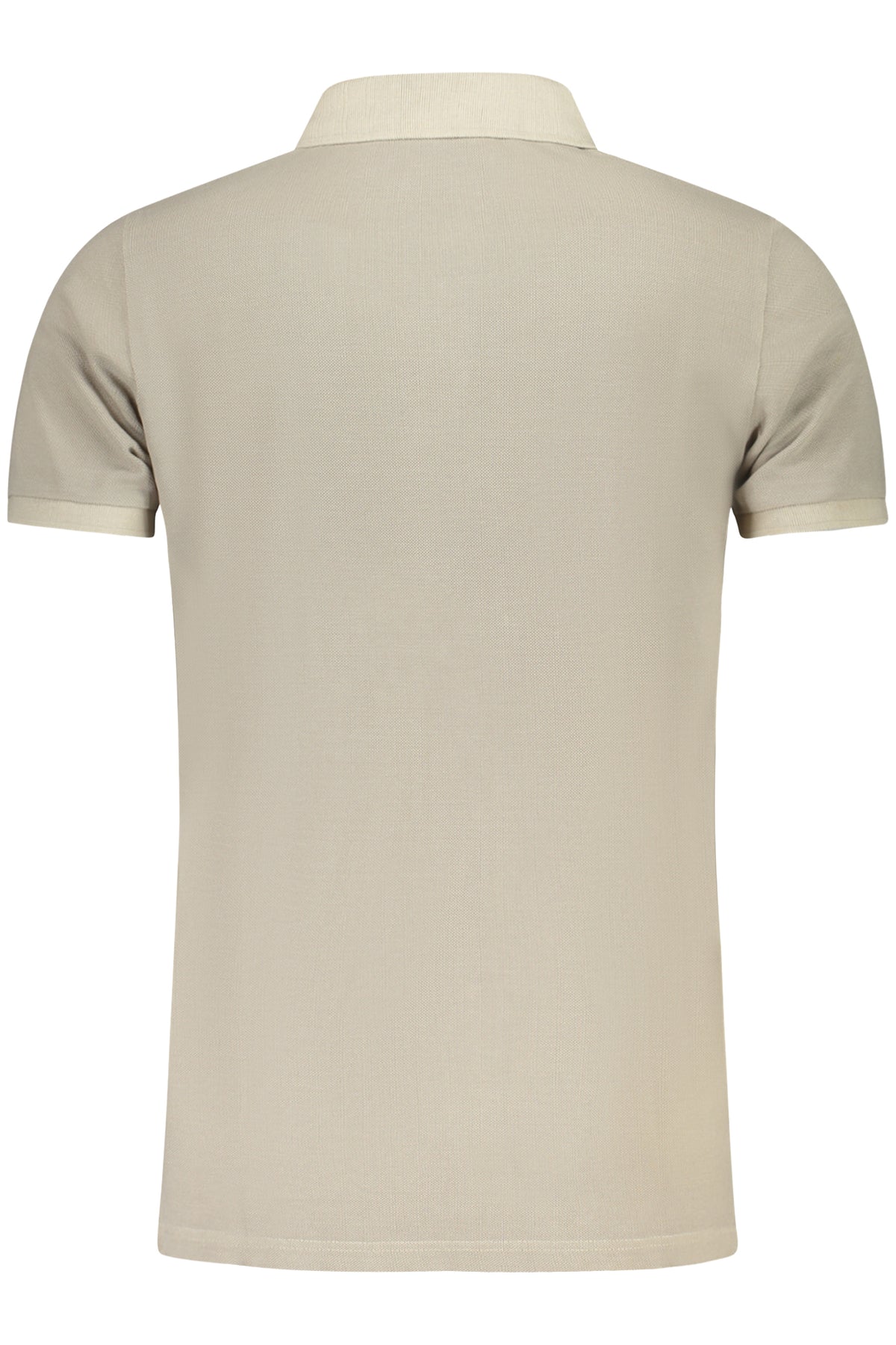 858867_BEROPE – Beiges Herren Kurzarm-Poloshirt mit Stickerei und 3 Knöpfen – Größe: S, M, L, XL, 2XL, 3XL – Farbe: Beige