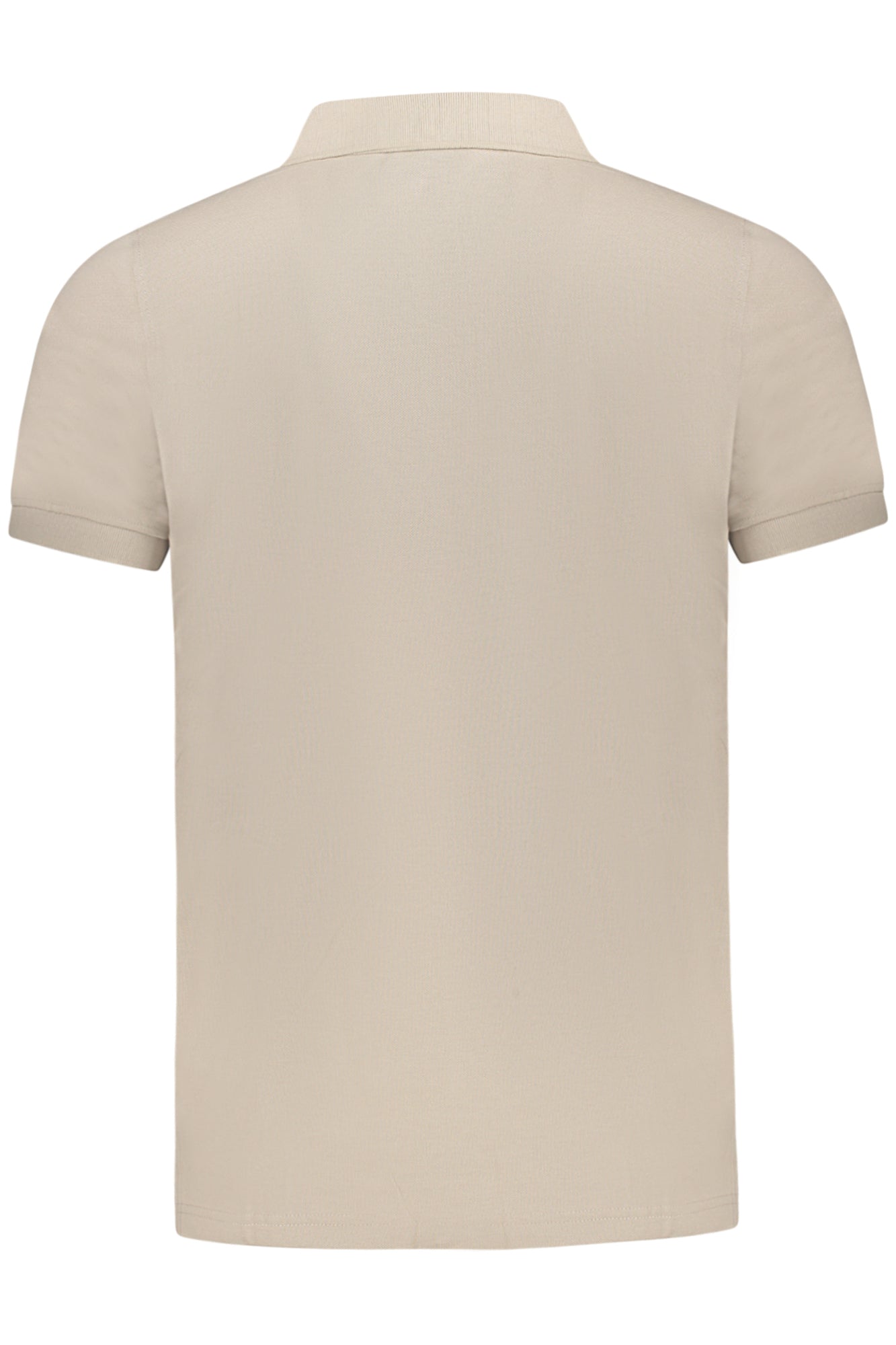 848864_BEROPE – Elegantes Beige Poloshirt für Herren mit Stickerei, 3 Knöpfe – Größe: S, M, L, XL, 2XL, 3XL – Farbe: Beige