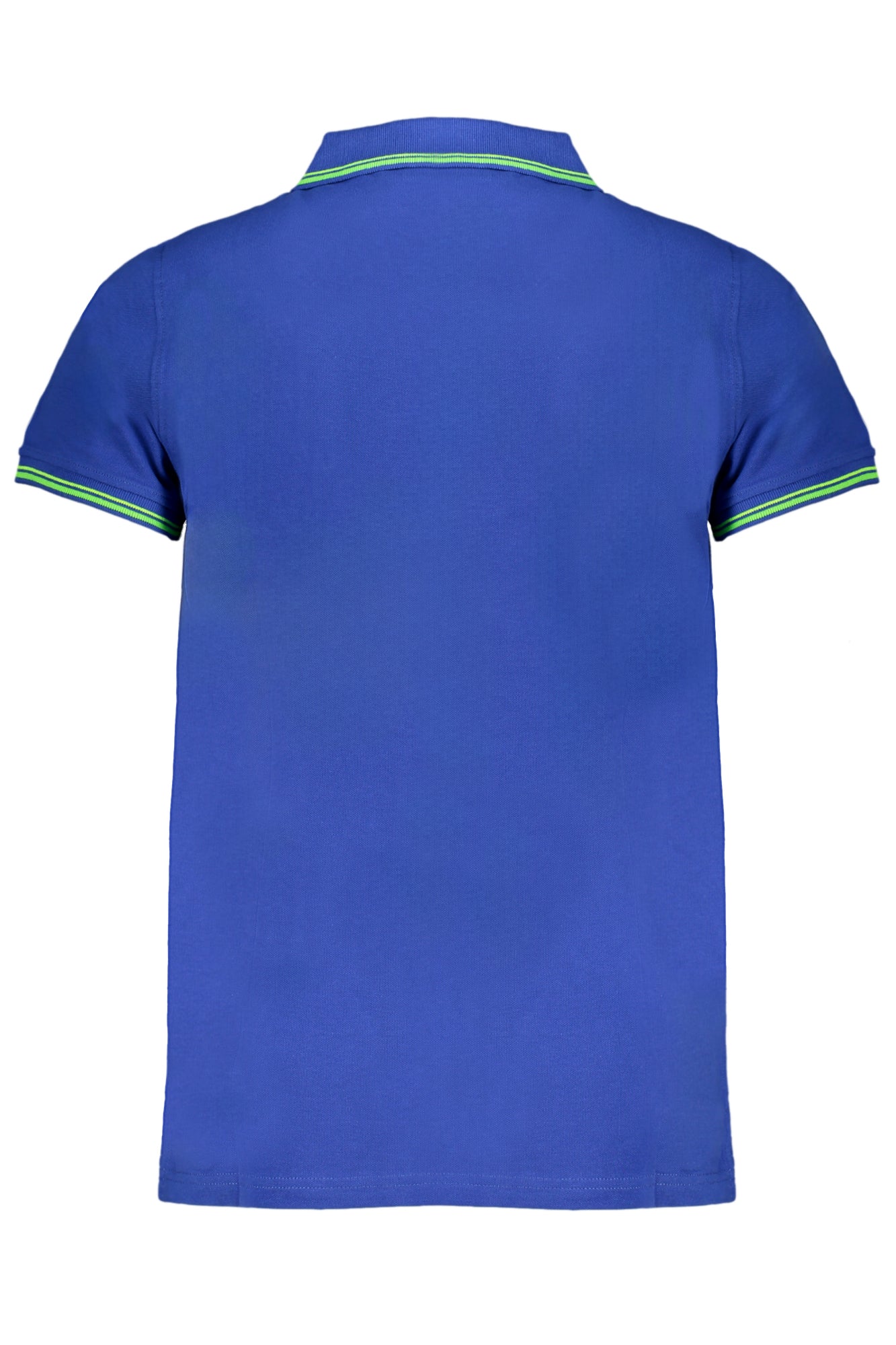 838862_BLBLUETT – Herren Kurzarm-Polo Blau mit Kontrastdetails und Applikation – Größe: M, L, XL, 2XL – Farbe: Blu