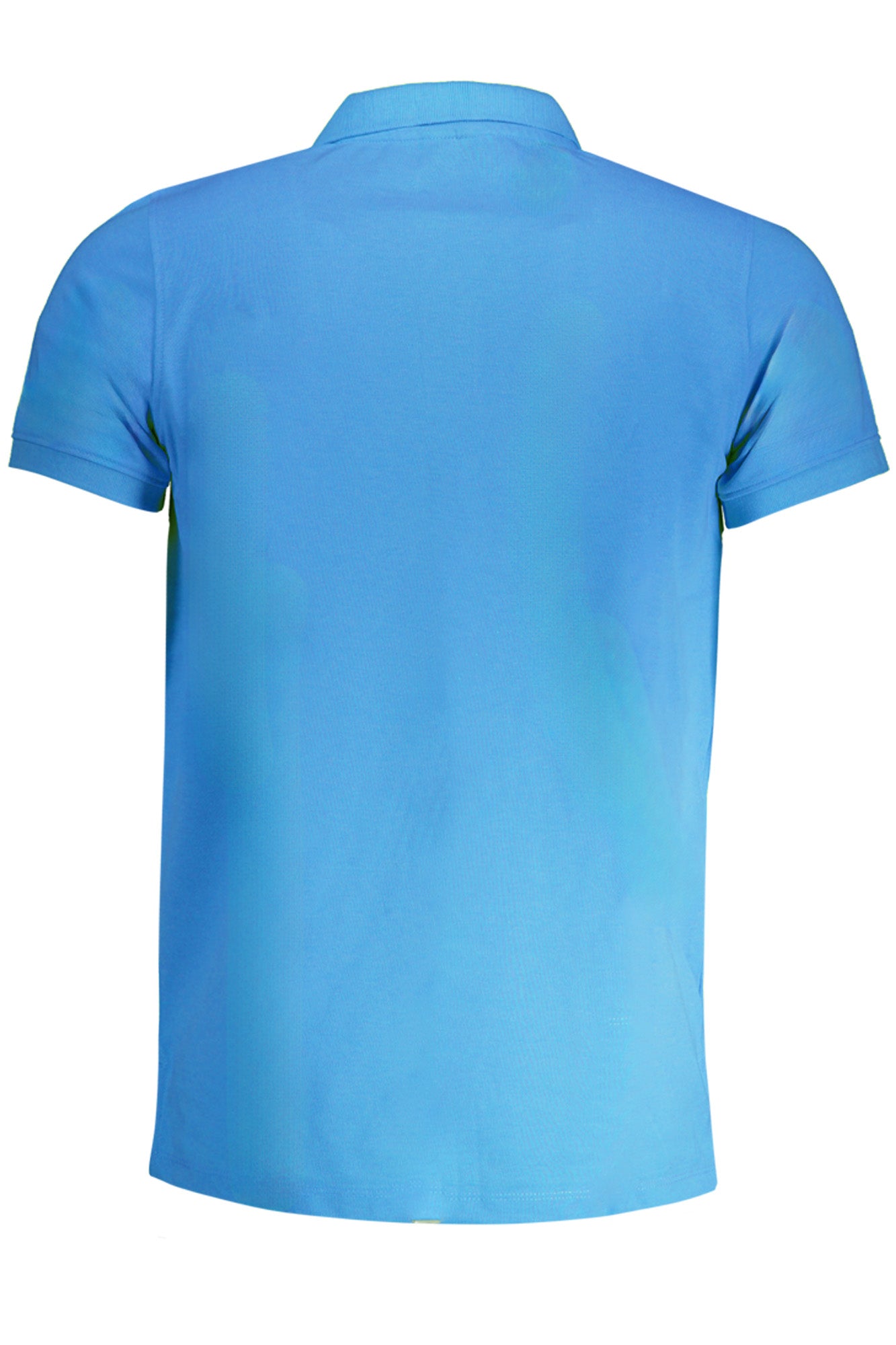 848864_BLHAWAY – Herren-Poloshirt Blau mit Stickerei - Kurzarm, 3 Knöpfe – Größe: M, L, XL, 2XL – Farbe: Blu
