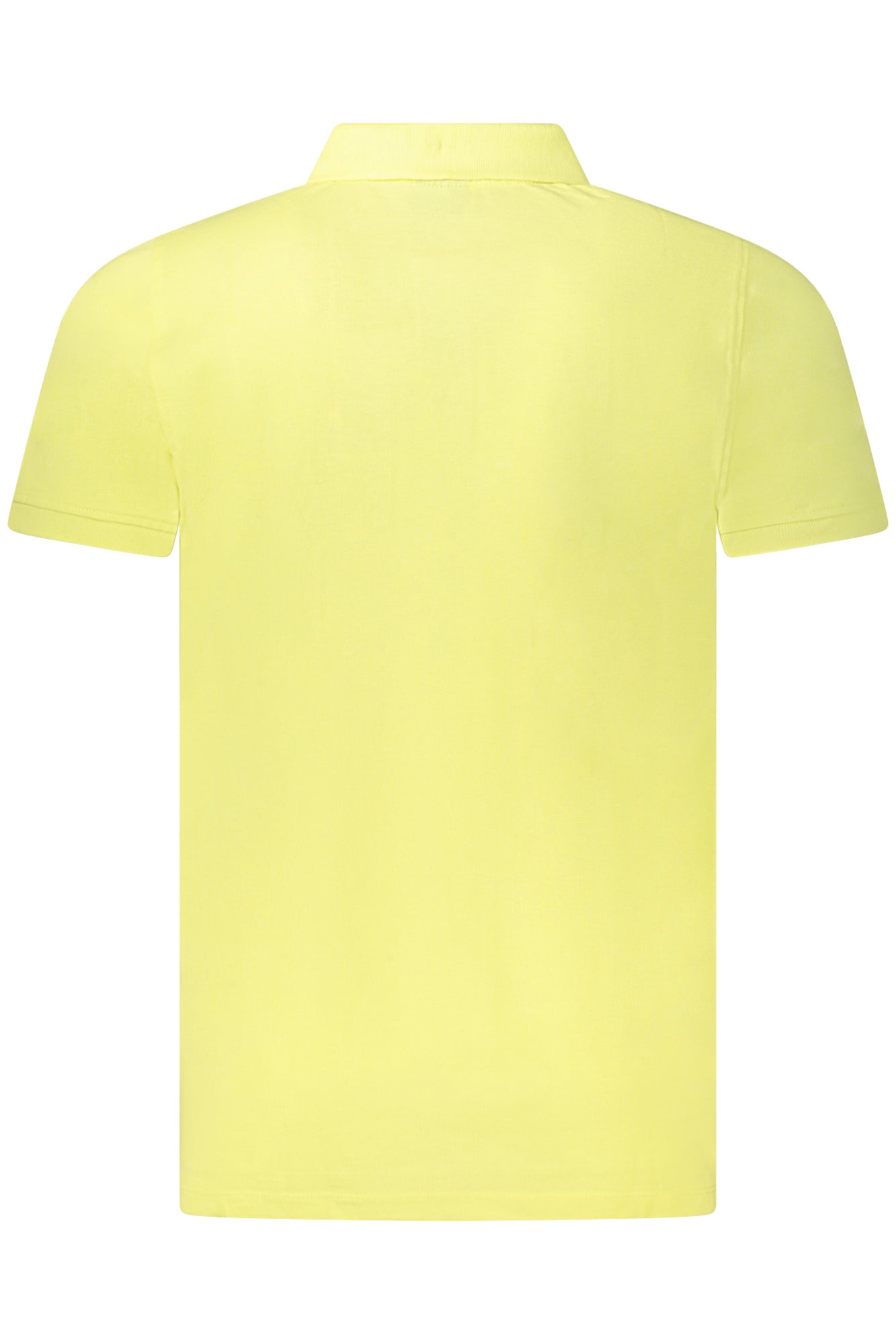 838861_GIZEST – Herren Kurzarm-Poloshirt Gelb mit Applikation und 3 Knöpfen – Größe: S, M, L, XL, 2XL, 3XL – Farbe: Giallo
