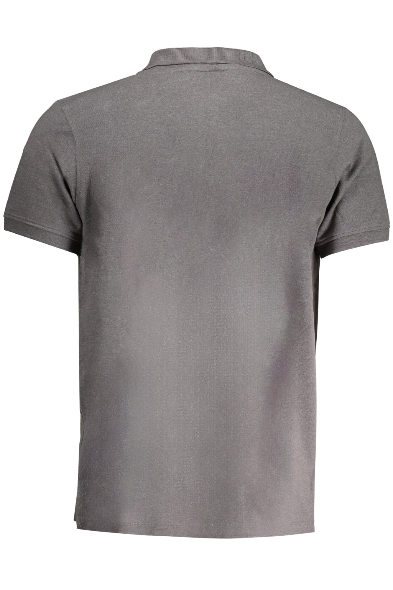 848864_GRREVEN – Graues Herren-Poloshirt aus Norwegen mit Stickerei und 3 Knöpfen – Größe: M, L, XL, 2XL – Farbe: Grigio