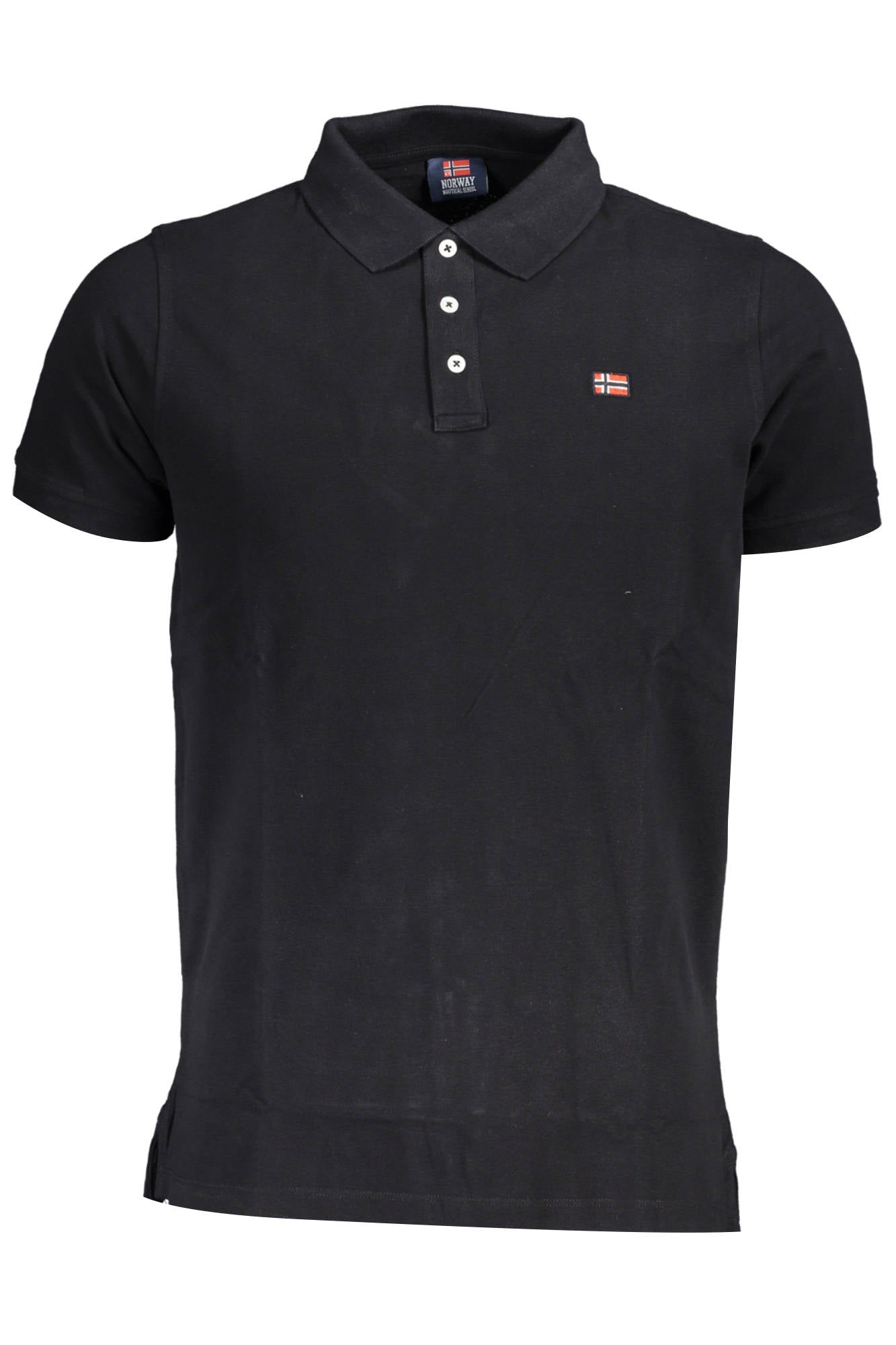 838861_NERO_BLACK – Herren Poloshirt Kurzarm Schwarz - Eleganz & Stil aus Norwegen – Größe: M, L, XL, 2XL – Farbe: Nero