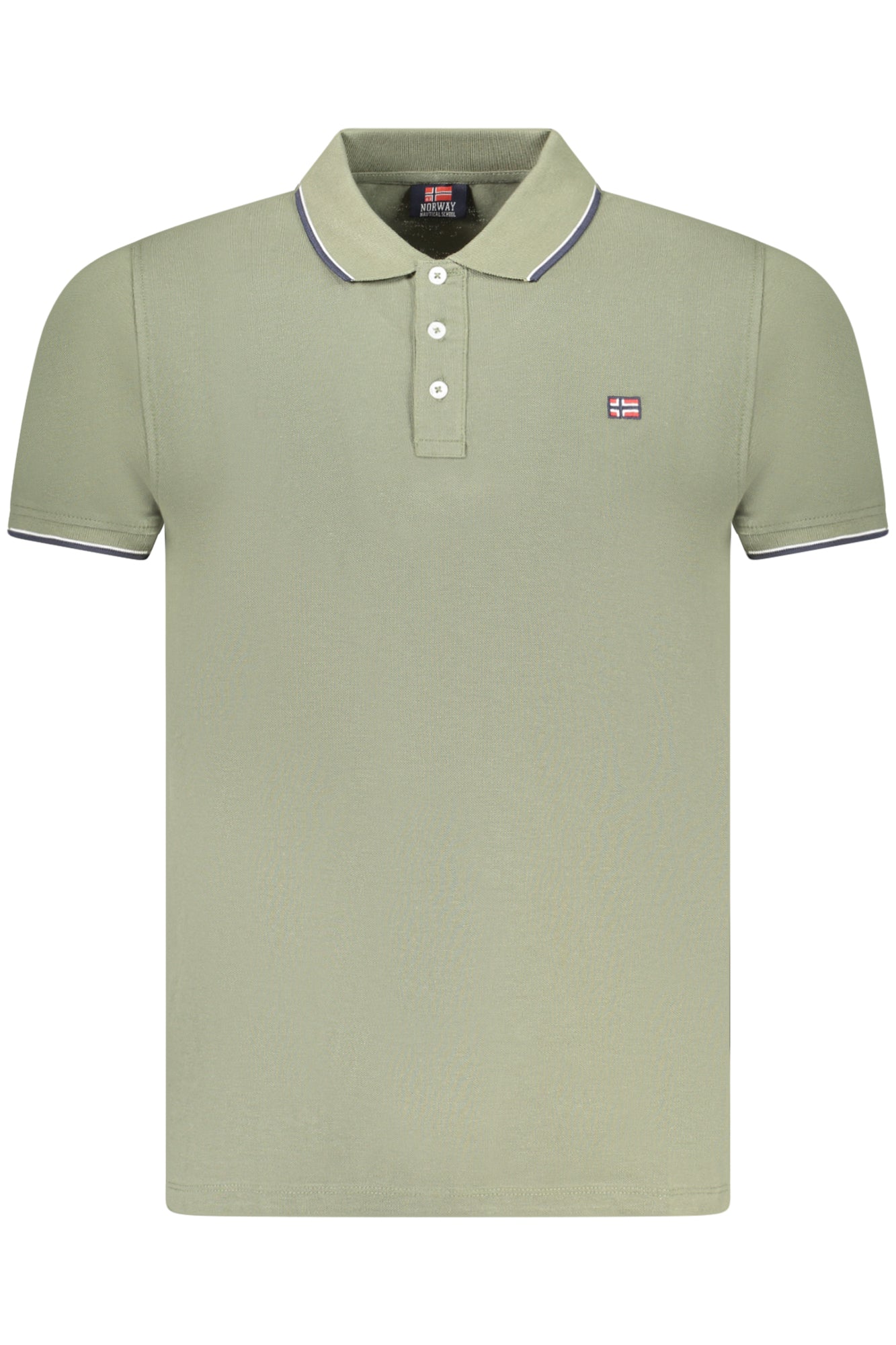 838862_VEARMY – Grünes Herren Poloshirt mit Kontrastdetails & Knöpfen - Norwegen Stil – Größe: S, M, L, XL, 2XL, 3XL – Farbe: Verde