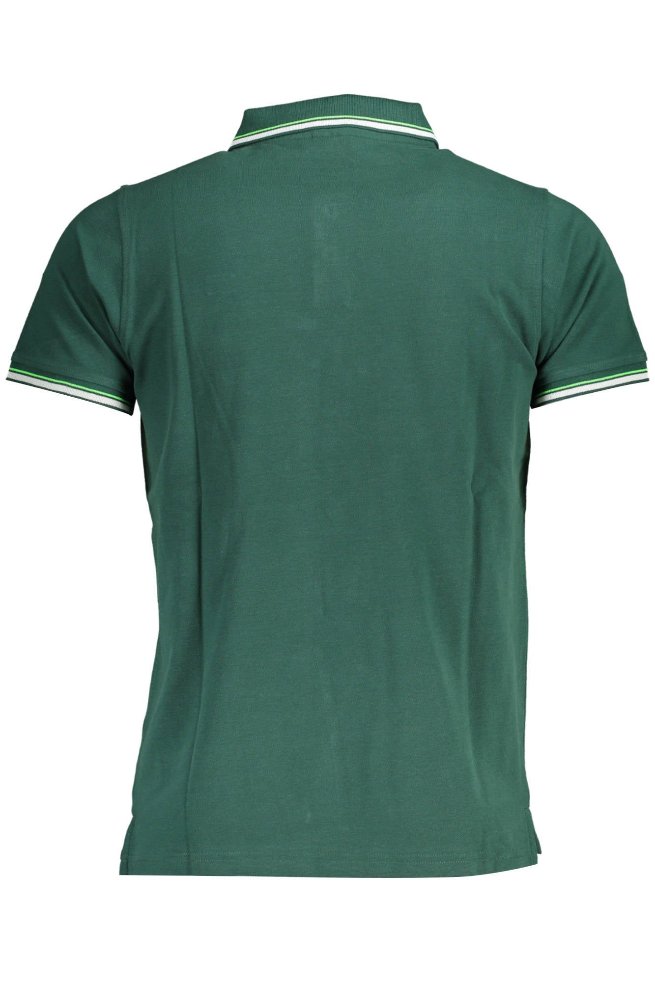838862_VERDE_MUSK – Herren Poloshirt Norwegen 1963: Kurzarm, Grün, Stilvolle Details – Größe: M, L, XL, 2XL – Farbe: Verde
