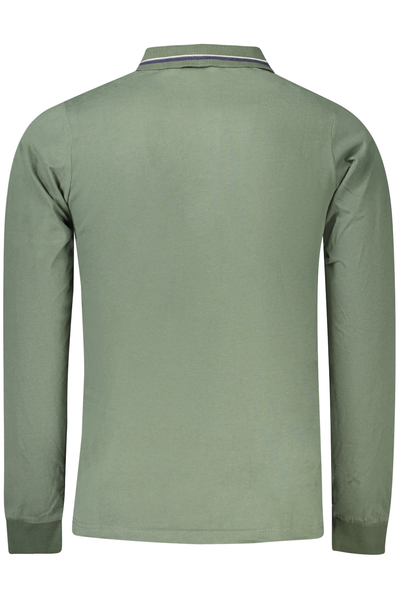 848871_VEARMY – Grünes Herren Langarmshirt mit Stickerei und Kontrastdetails – Größe: M, L, XL, 2XL, 3XL – Farbe: Verde