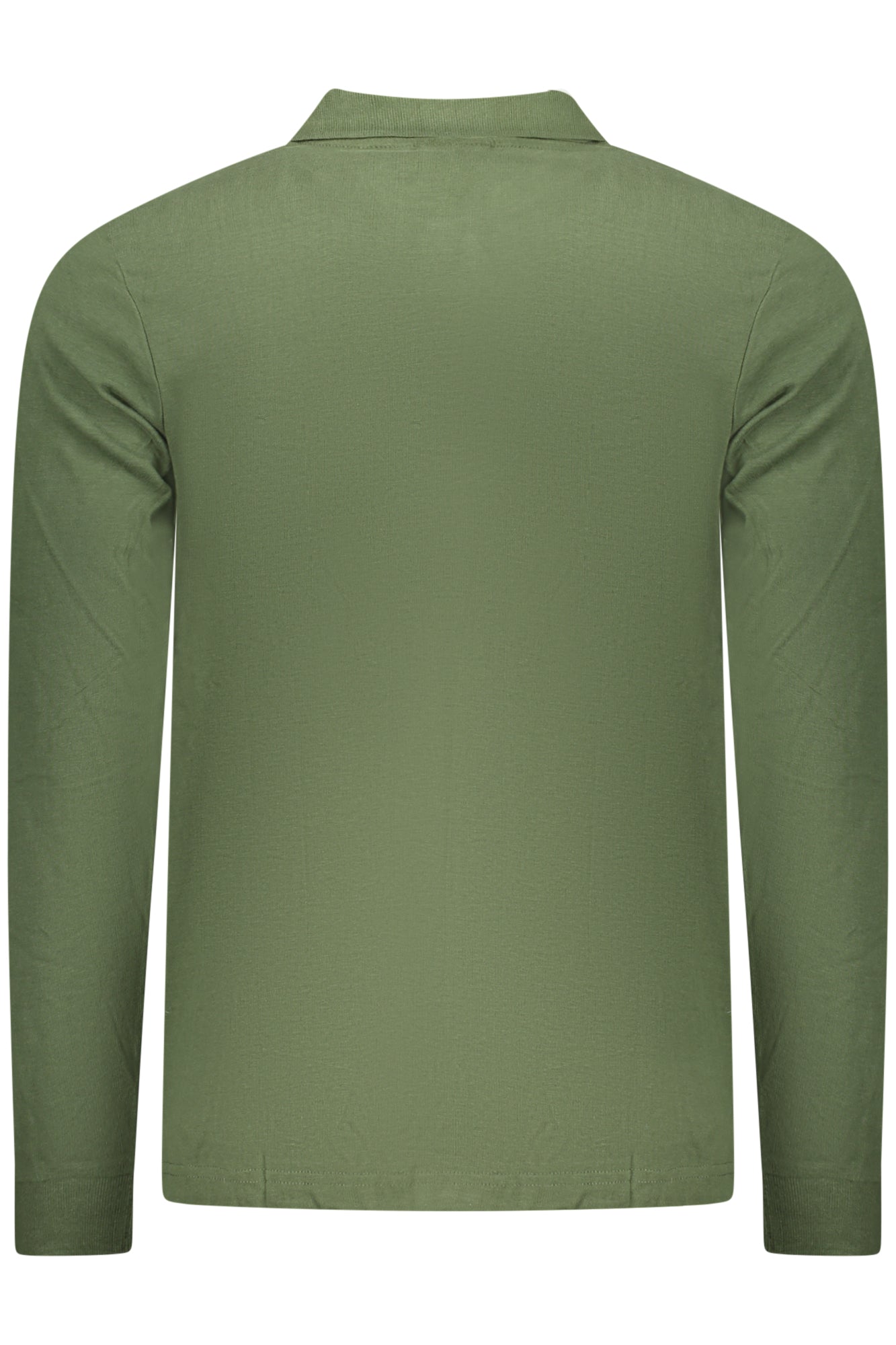 858872_VEARMY – Stylisches grünes Herren Langarmshirt Poloshirt mit Stickerei – Größe: S, M, L, XL, 2XL, 3XL – Farbe: Verde