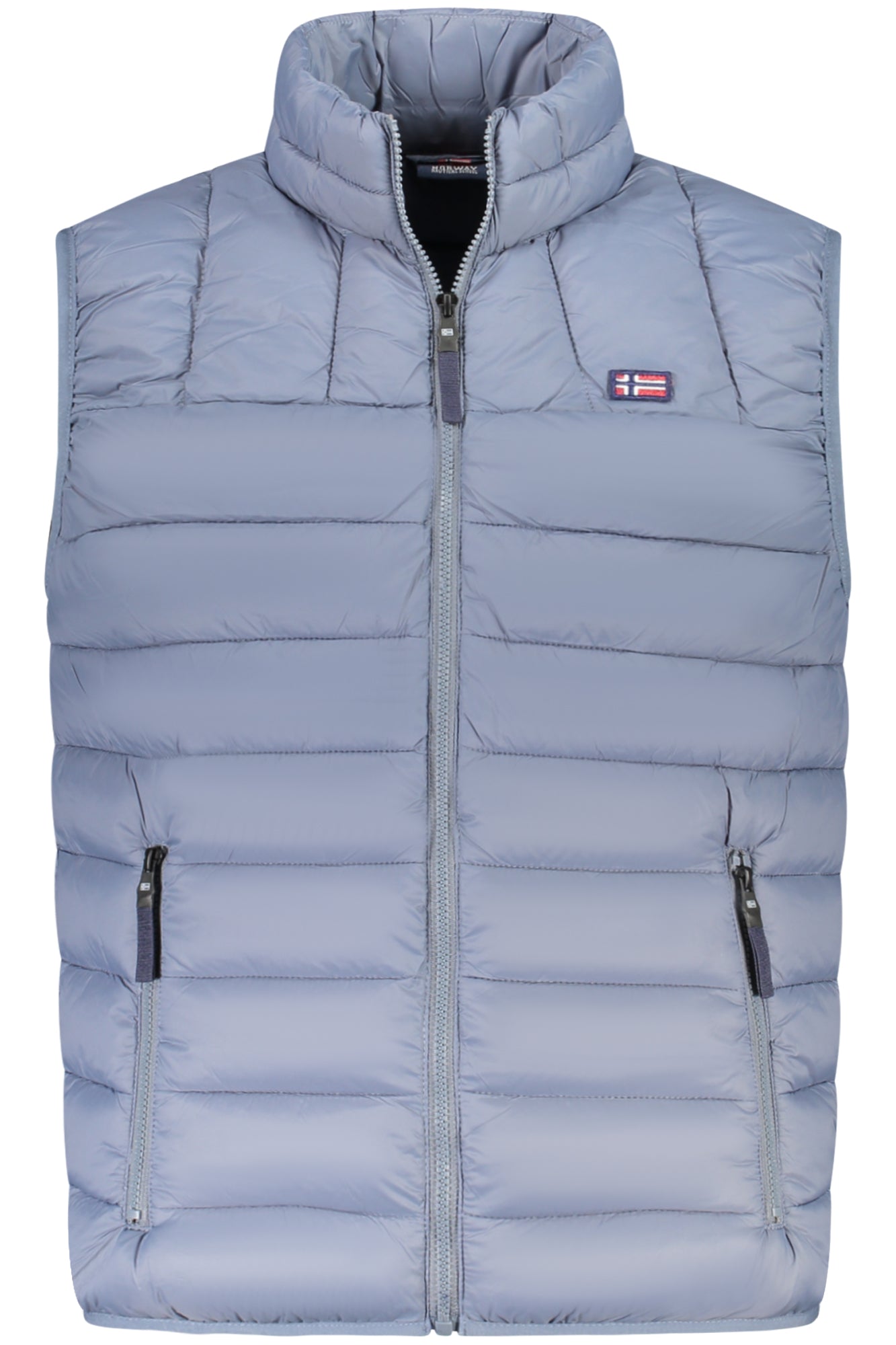 849148_GRTYPHOO – Graue Herrenweste mit Blauakzenten – Funktionalität trifft Stil – Größe: S, M, L, XL, 2XL, 3XL – Farbe: Grigio