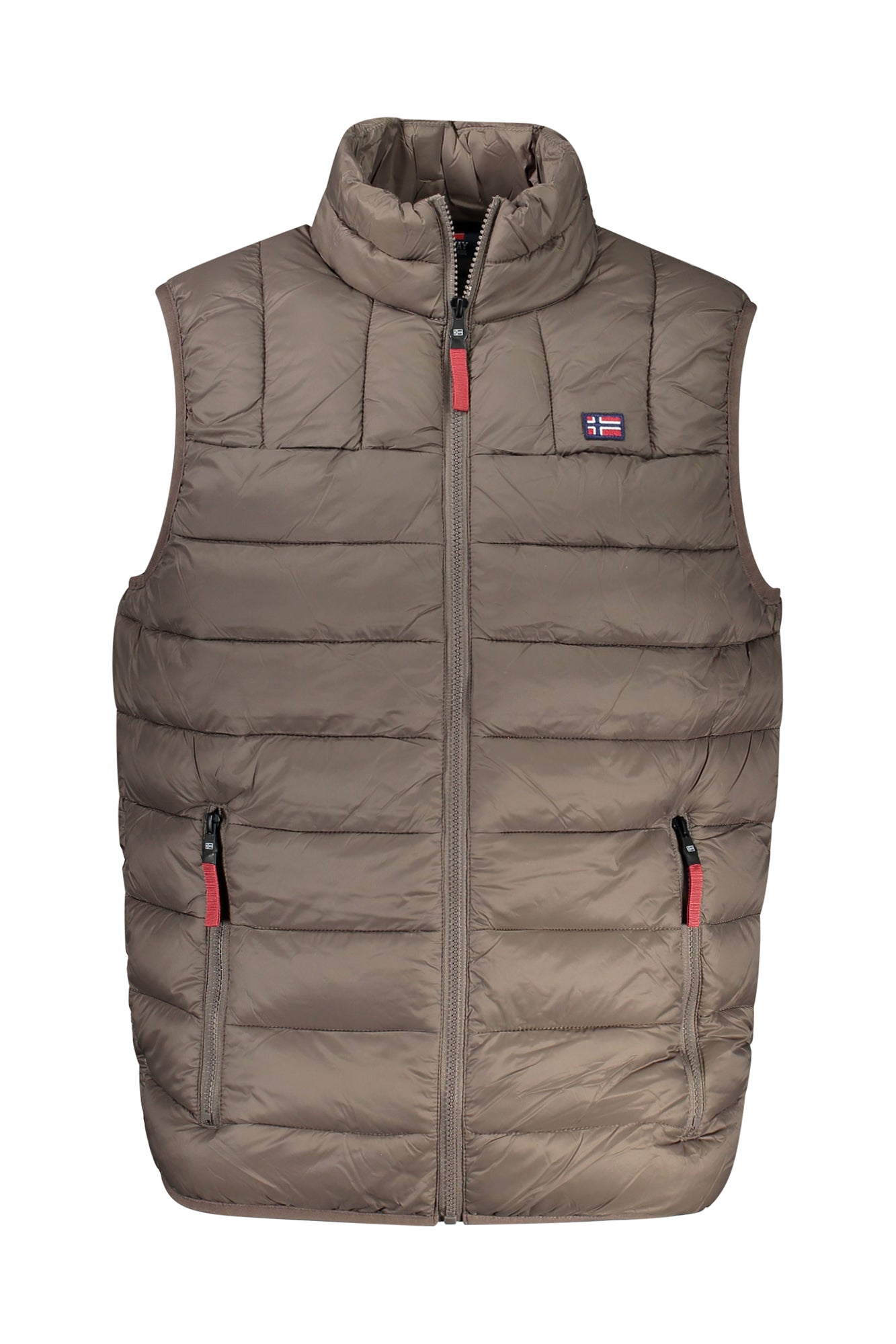 849148_MAFALCON – Vintage Herrenweste in Braun - Ärmellos mit Kontrastdetails – Größe: S, M, L, XL, 2XL, 3XL – Farbe: Marrone