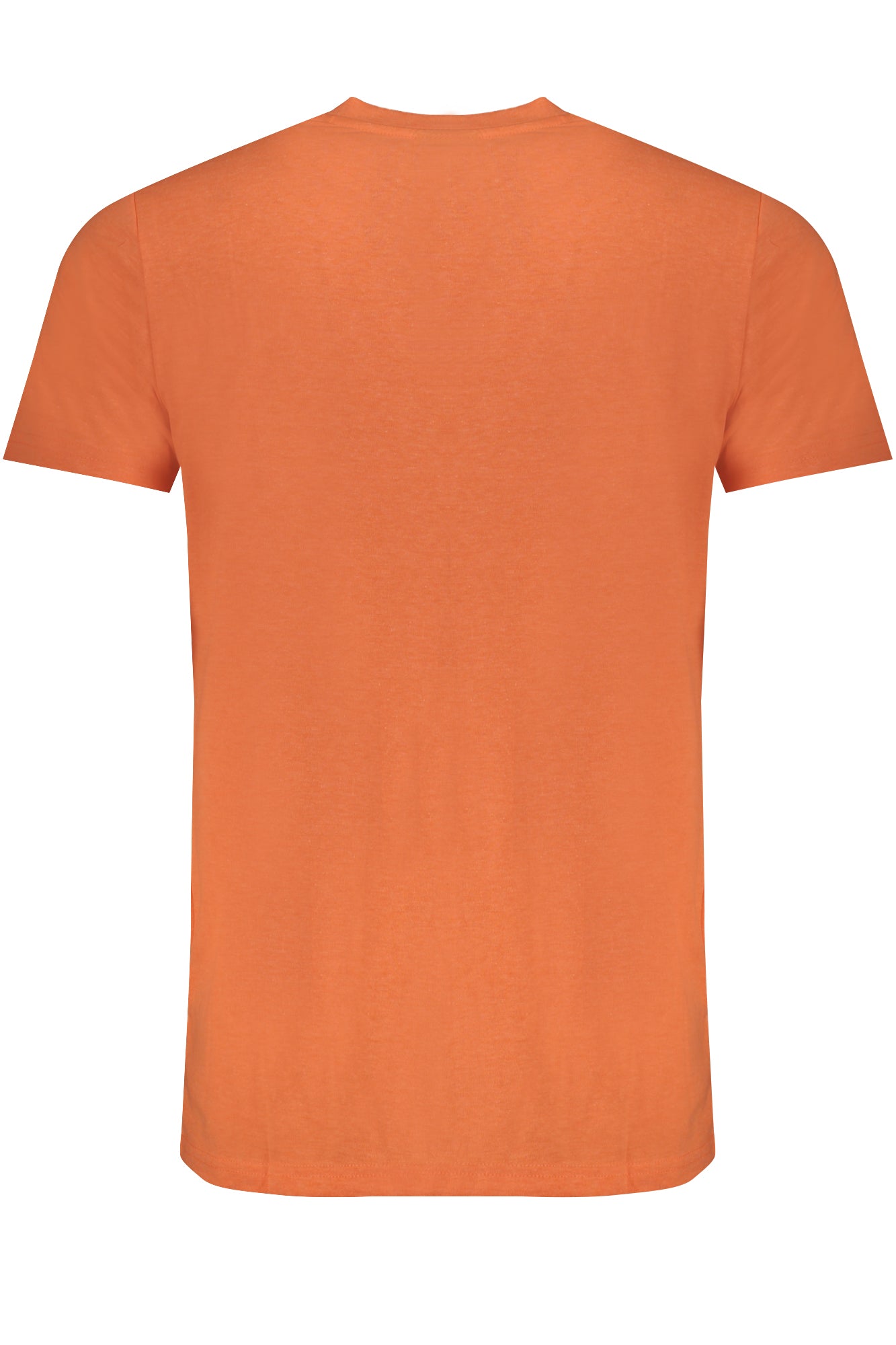 846061_ARORANFL – Herren Kurzarm-T-Shirt in Orange mit Stickerei und Rundhals – Größe: M, L, XL, 2XL – Farbe: Arancione