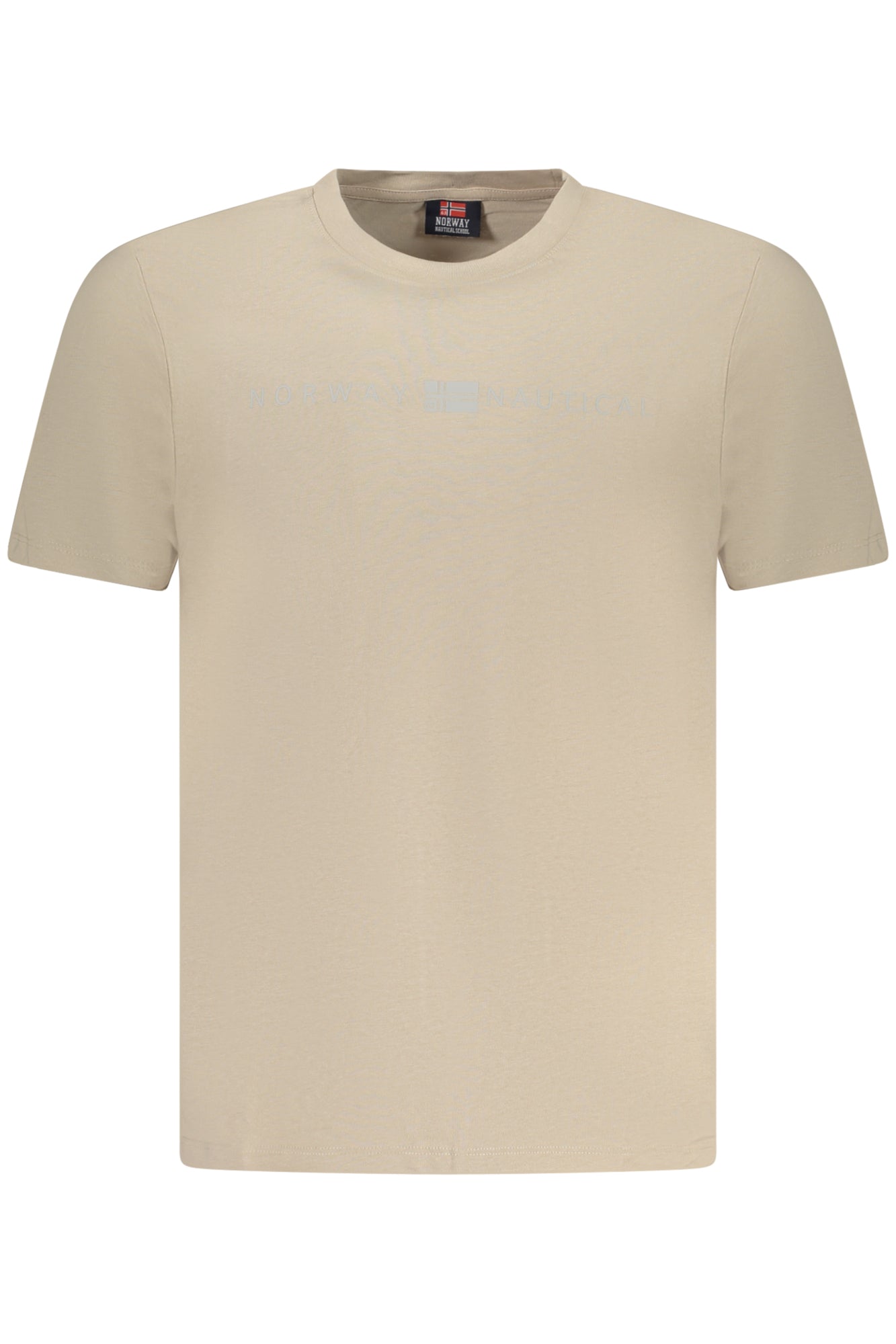 846011_BEROPE – Stilvolles Norwegen 1963 Herren T-Shirt Beige mit Rundhals & Print – Größe: M, L, XL, 2XL – Farbe: Beige