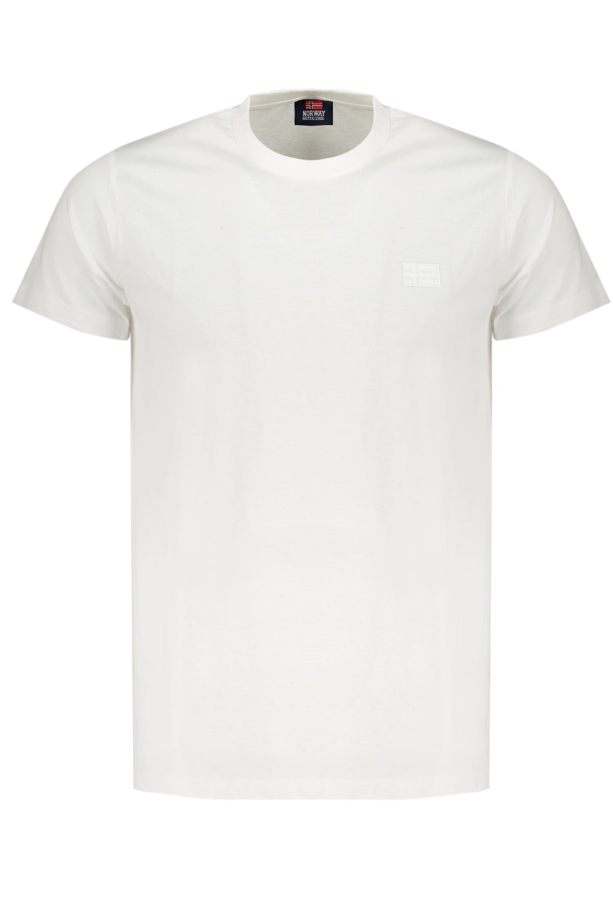 846061_BIWHITE – Weißes Norwegen 1963 Herren T-Shirt mit Rundhalsausschnitt und Stickerei – Größe: M, L, XL, 2XL – Farbe: Bianco